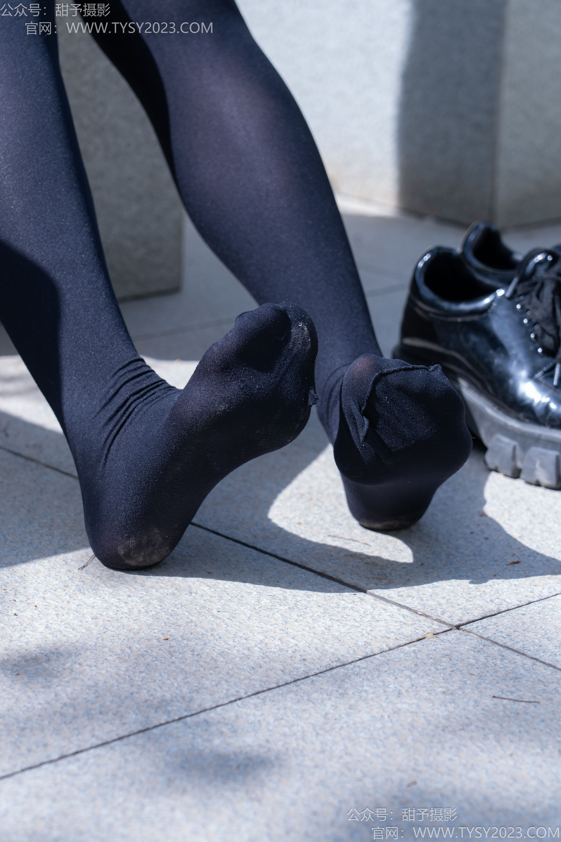 甜予摄影 No.193 小甜桃 - 皮鞋、大腿袜、裸足/(129P)