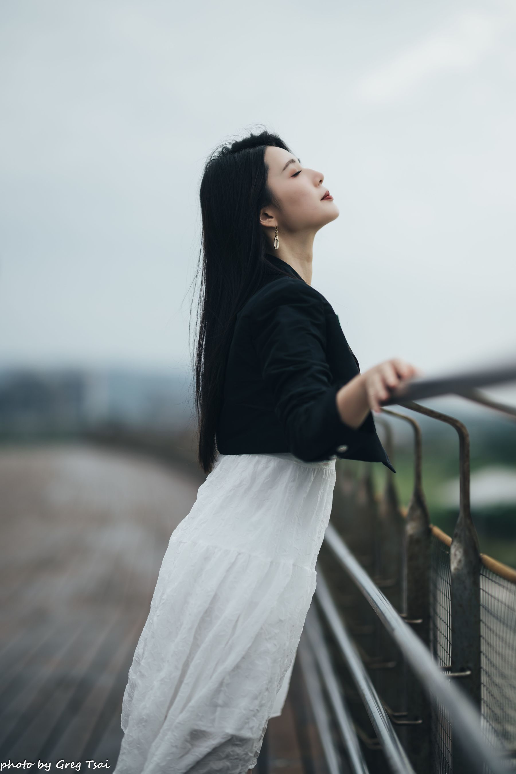 筱筱 - 天台连衣裙/(65P)