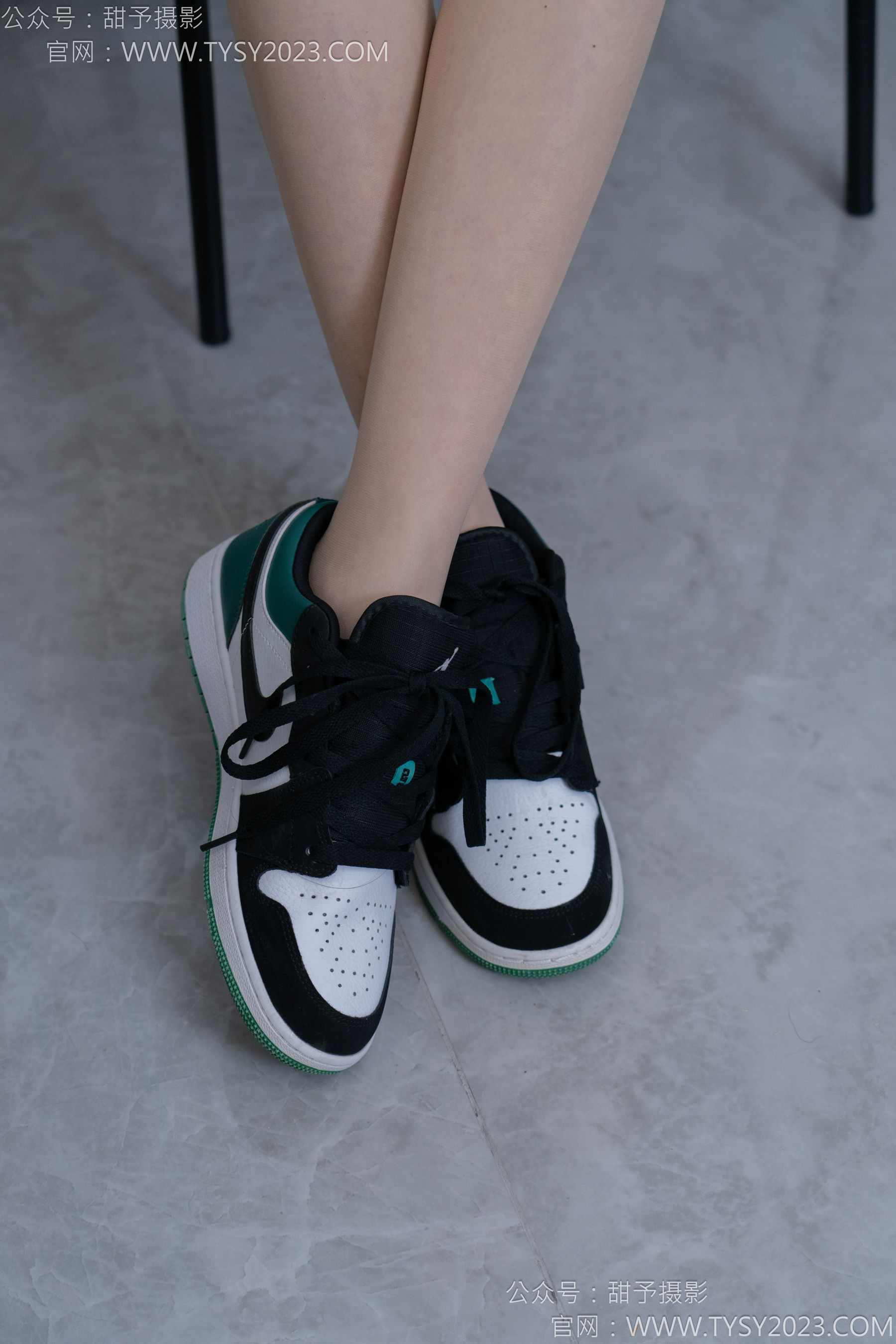 甜予摄影 No.176 珞珞 - 板鞋、薄肉丝/(134P)