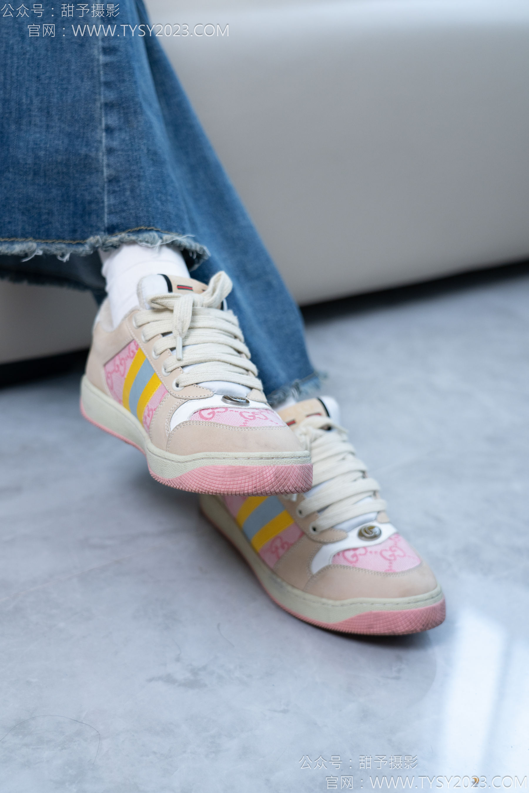 甜予摄影 No.170 珞珞 - 板鞋、白棉袜、裸足/(130P)