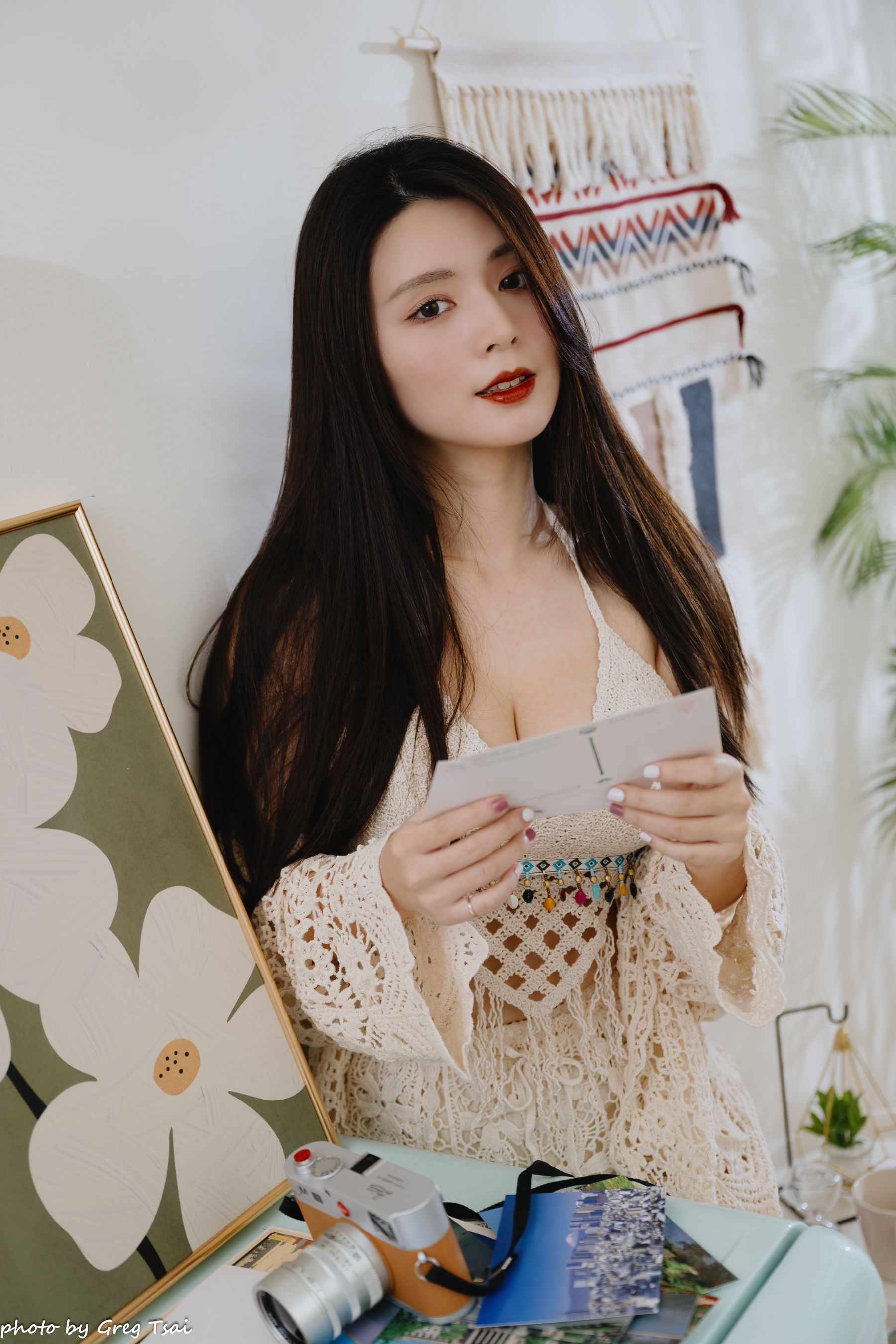 筱筱 - 休闲居家棚拍/(100P)