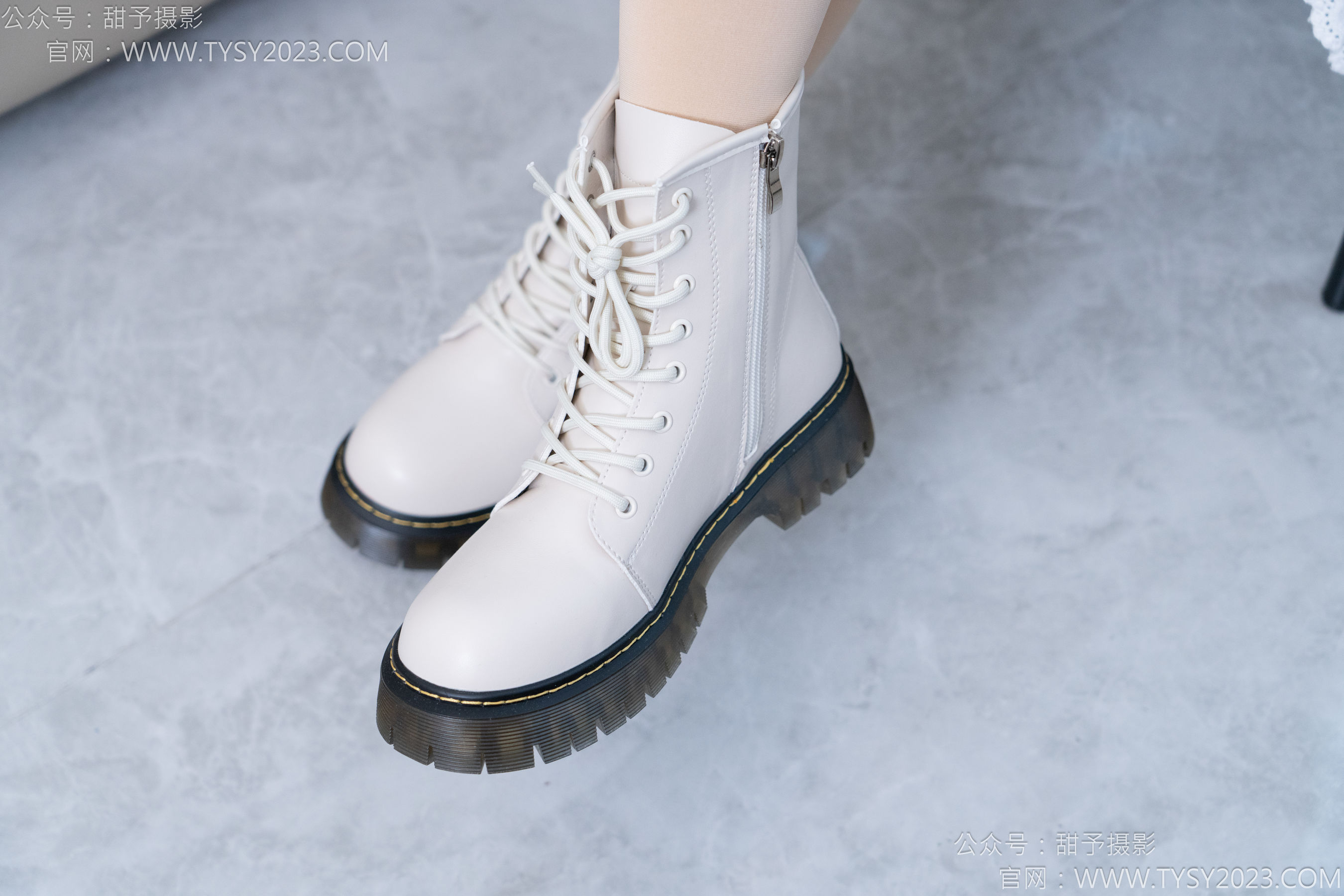 甜予摄影 No.180 贝壳 - 平底鞋、短靴、厚肉丝/(135P)