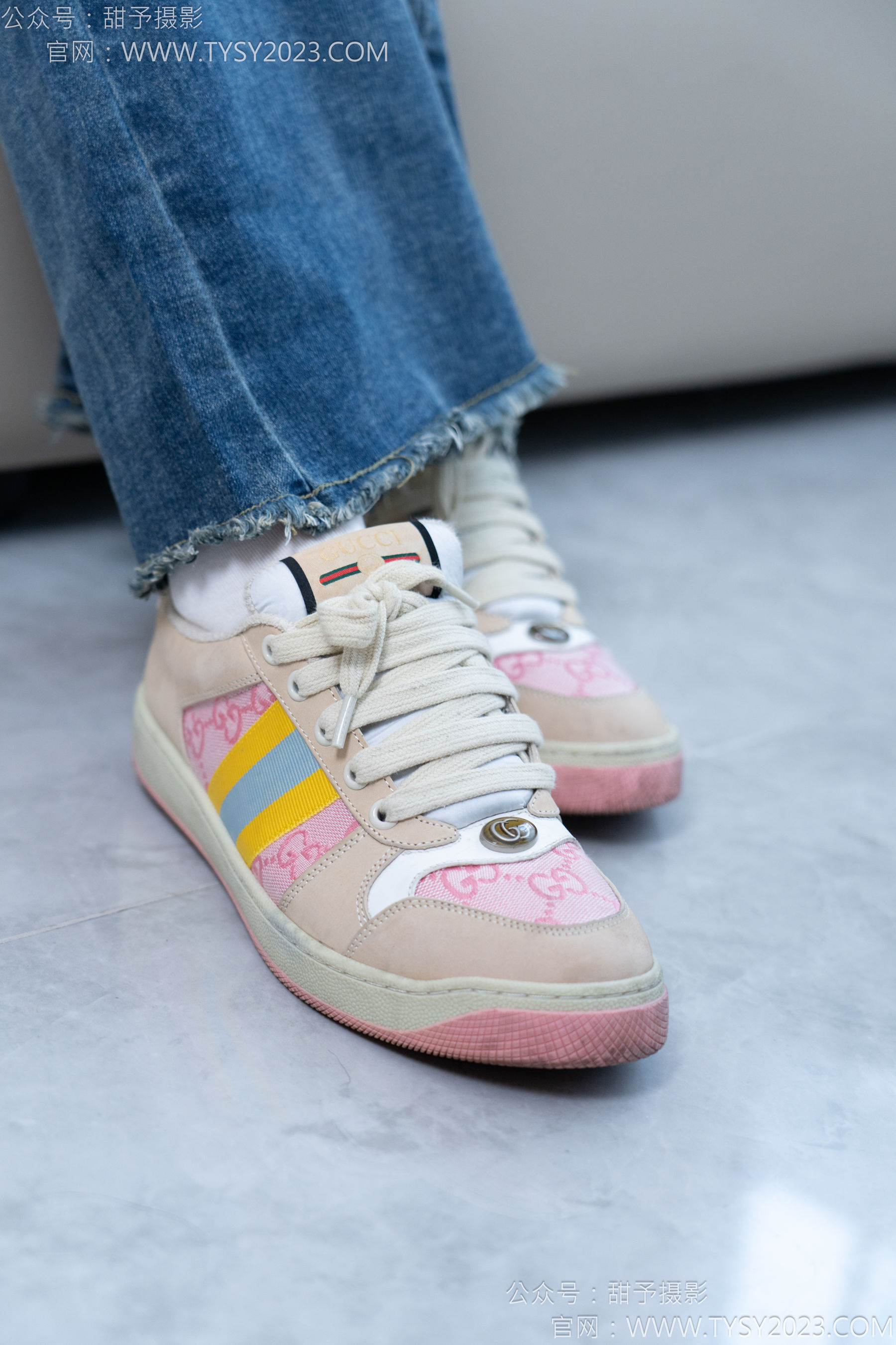 甜予摄影 No.170 珞珞 - 板鞋、白棉袜、裸足/(130P)