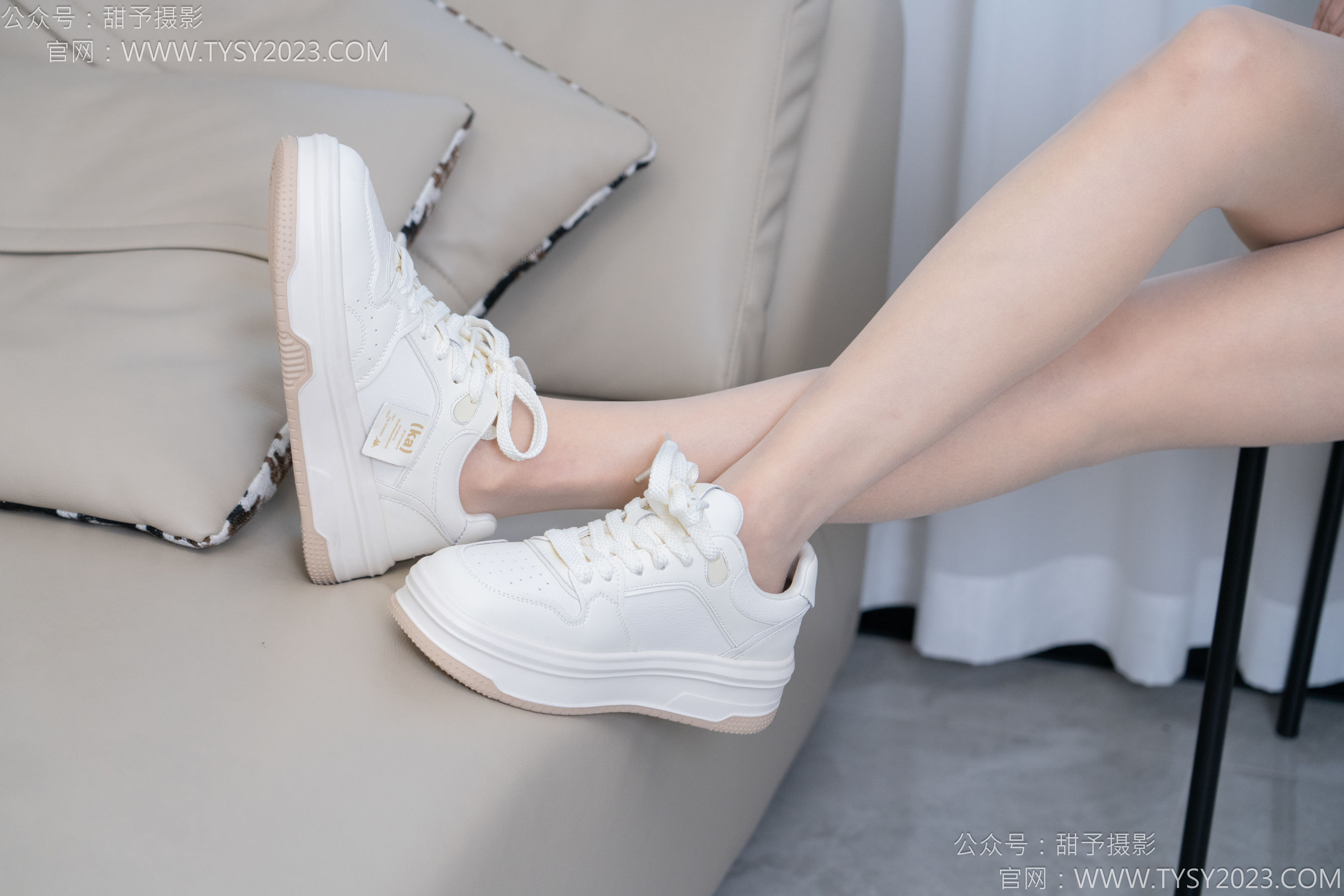 甜予摄影 No.184 澜澜 - 板鞋、薄肉丝/(125P)