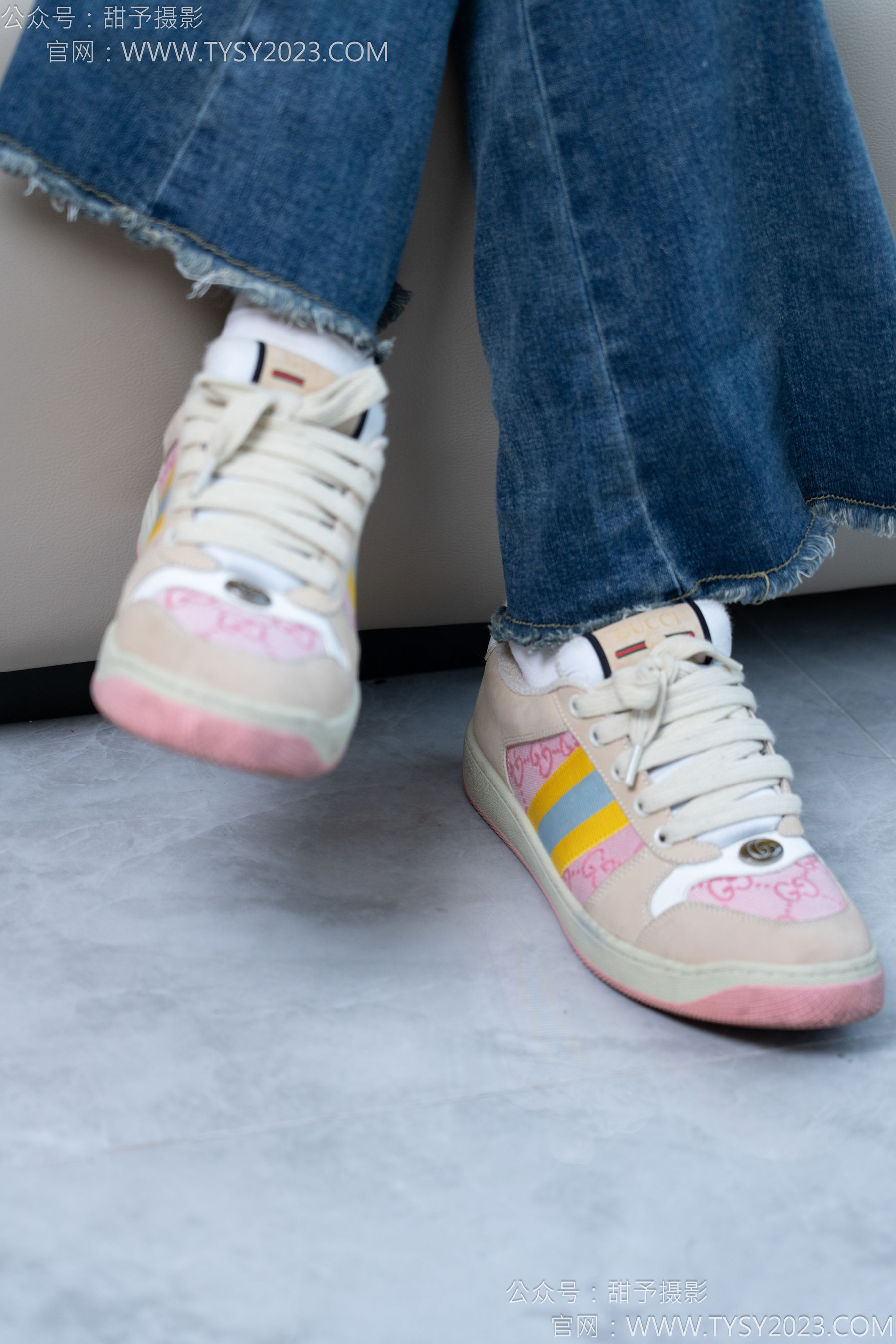 甜予摄影 No.170 珞珞 - 板鞋、白棉袜、裸足/(130P)