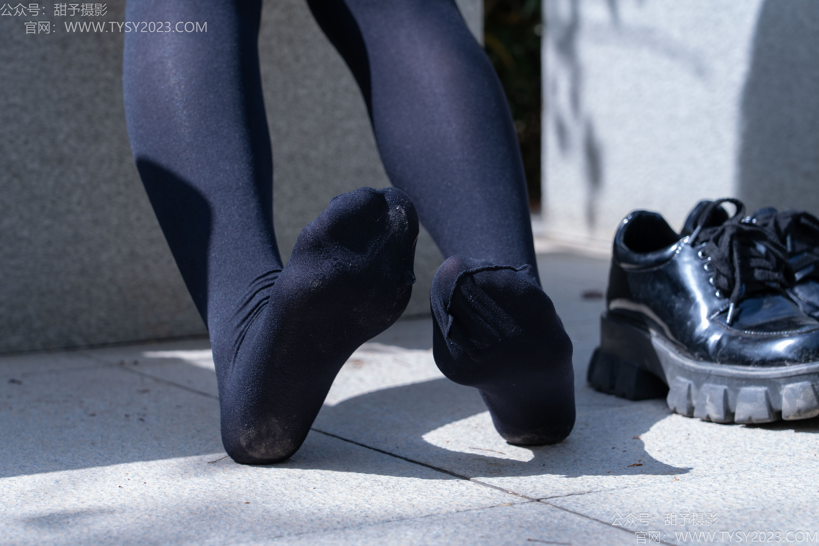 甜予摄影 No.193 小甜桃 - 皮鞋、大腿袜、裸足/(129P)