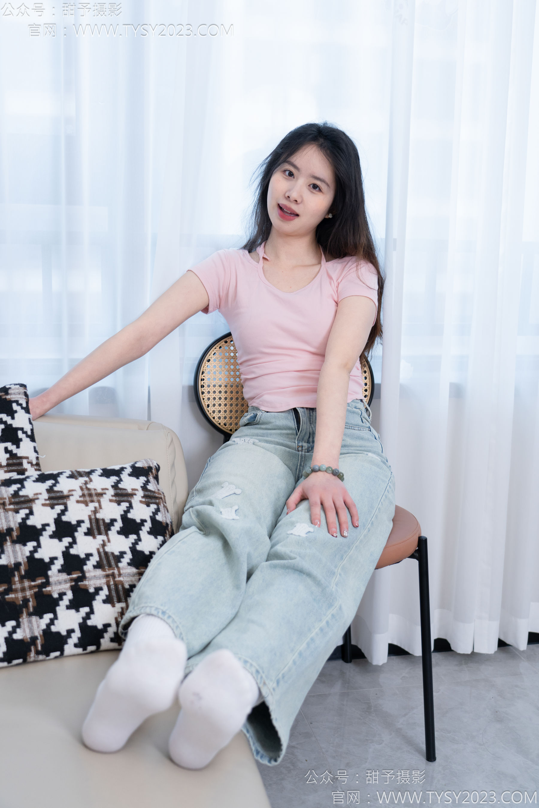 甜予摄影 No.162 知知 - 皮鞋、白棉袜、裸足/(125P)