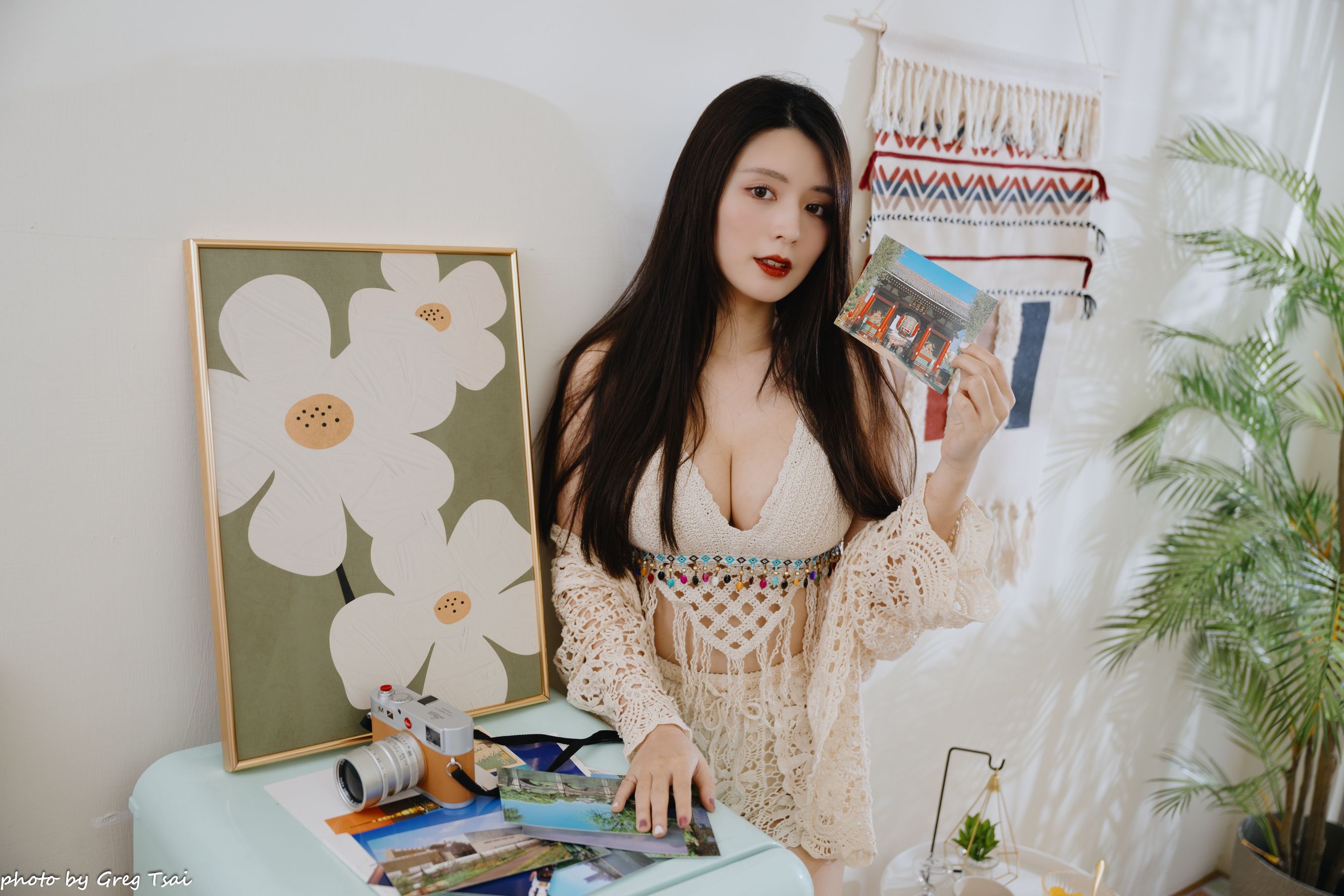 筱筱 - 休闲居家棚拍/(100P)