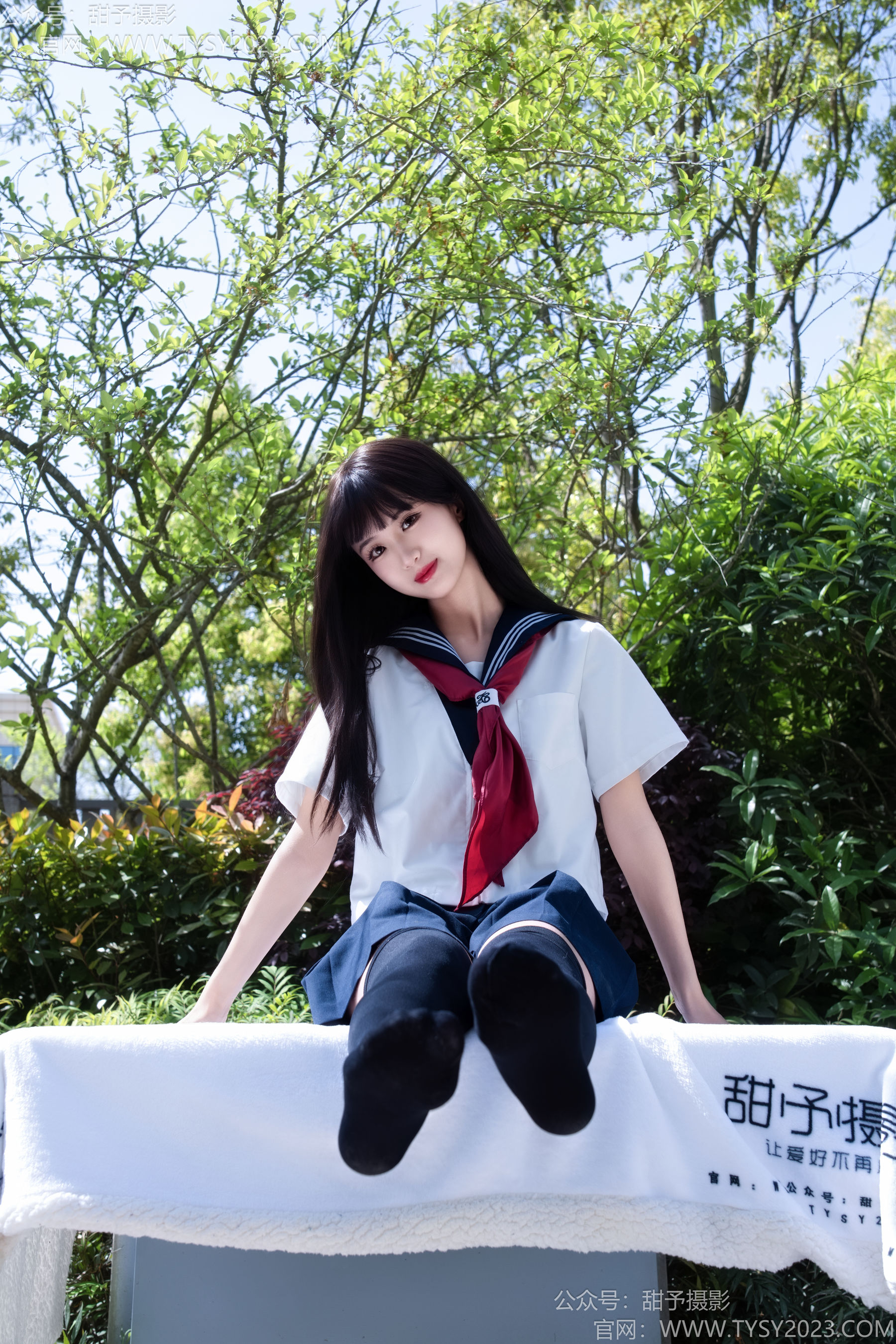 甜予摄影 No.193 小甜桃 - 皮鞋、大腿袜、裸足/(129P)