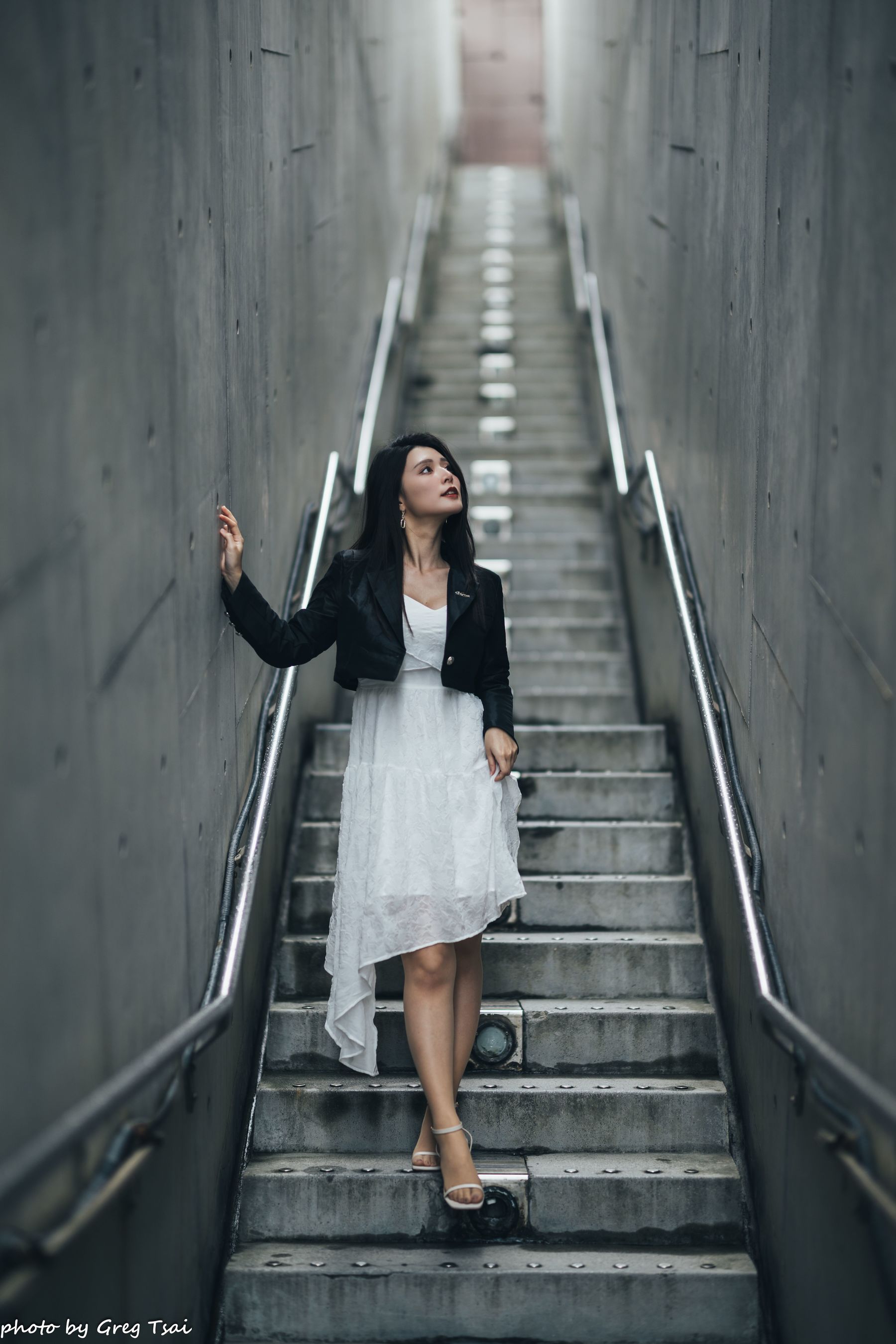 筱筱 - 天台连衣裙/(65P)