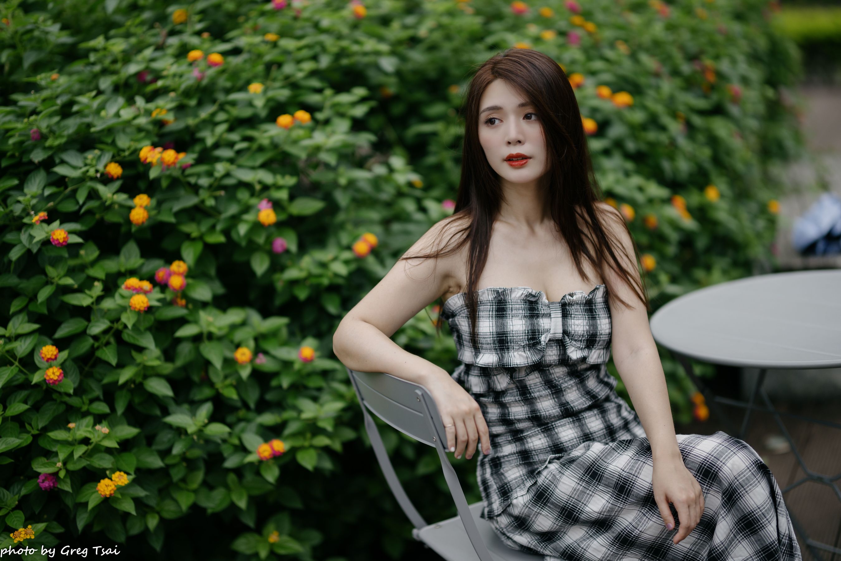 筱筱 - 桃园 格子裙/(119P)