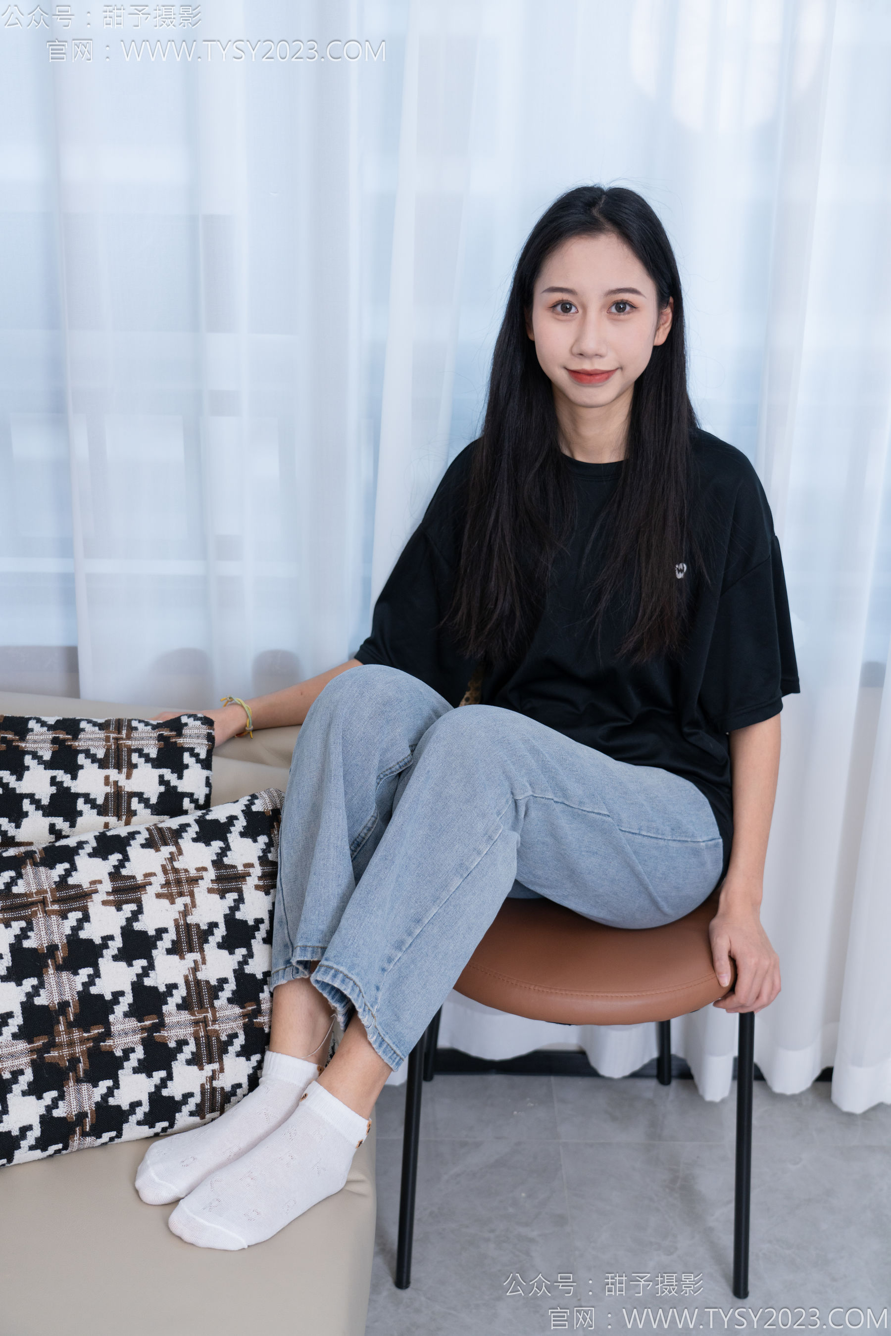 甜予摄影 No.163 娃娃 - 板鞋、白棉袜、裸足/(130P)