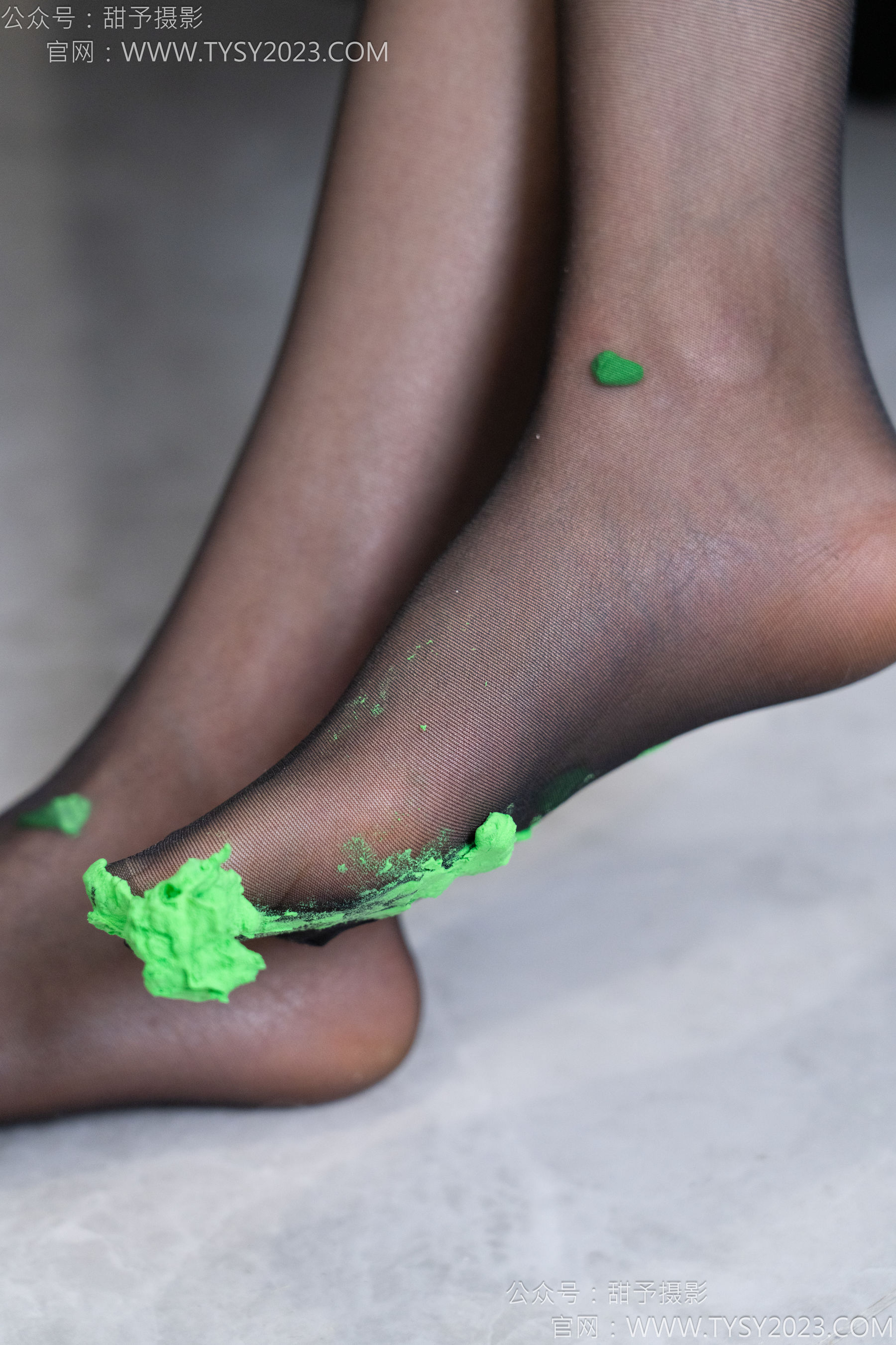 甜予摄影 No.175 澜澜 - 高跟鞋、薄灰丝、薄黑丝、踩小人剧情/(124P)