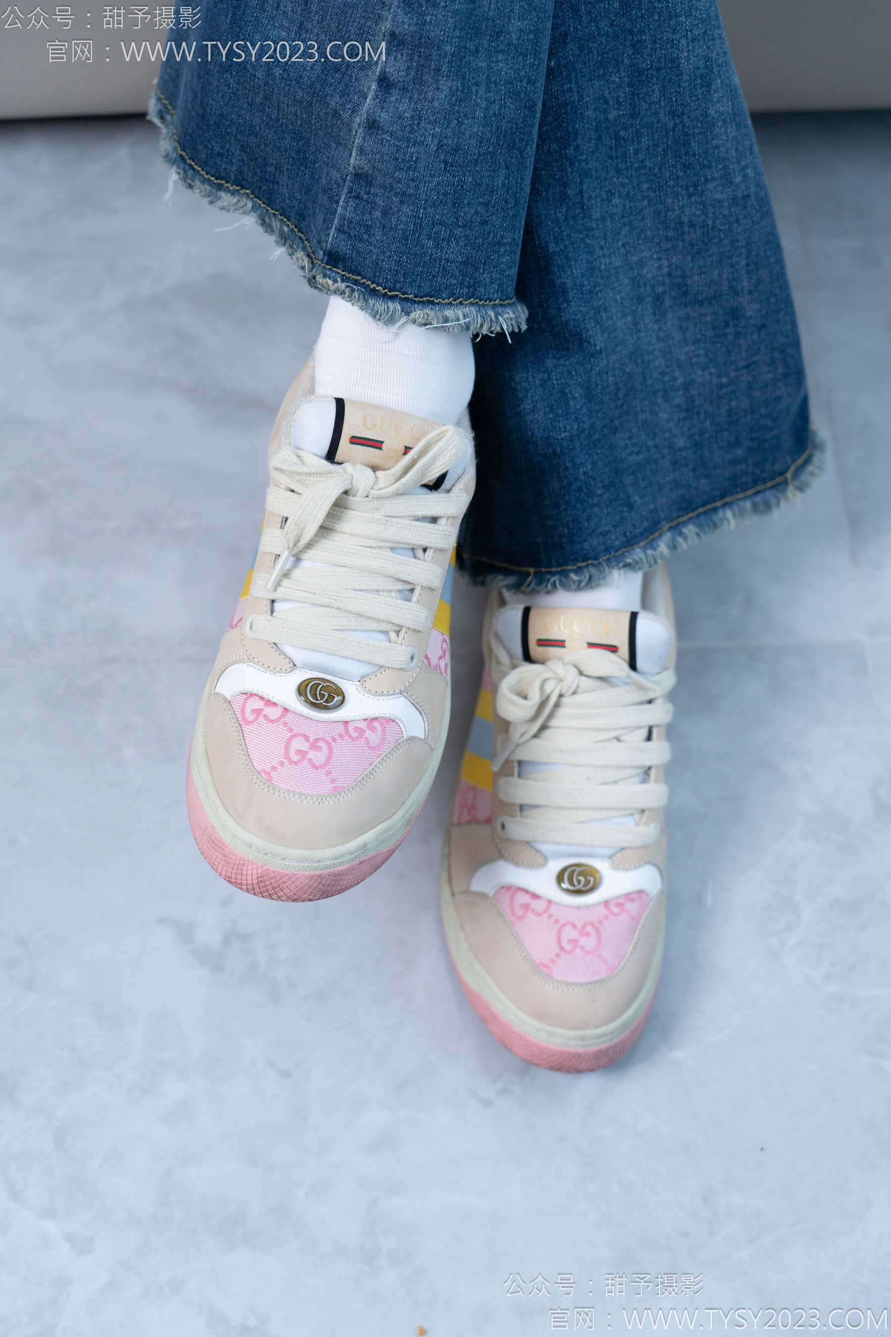 甜予摄影 No.170 珞珞 - 板鞋、白棉袜、裸足/(130P)