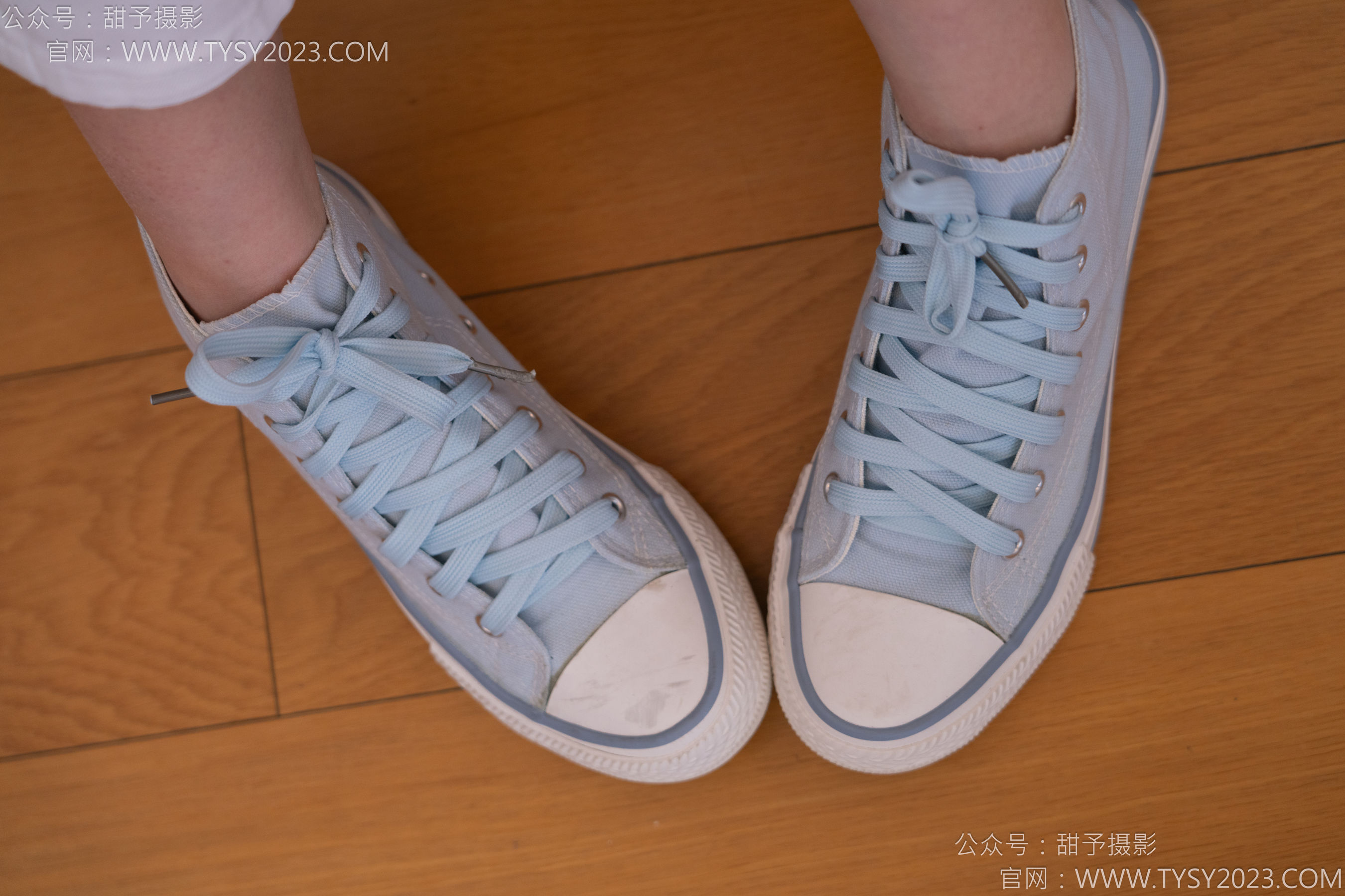 甜予摄影 No.171 璇璇 - 帆布鞋、白棉袜、抖腿剧情/(151P)