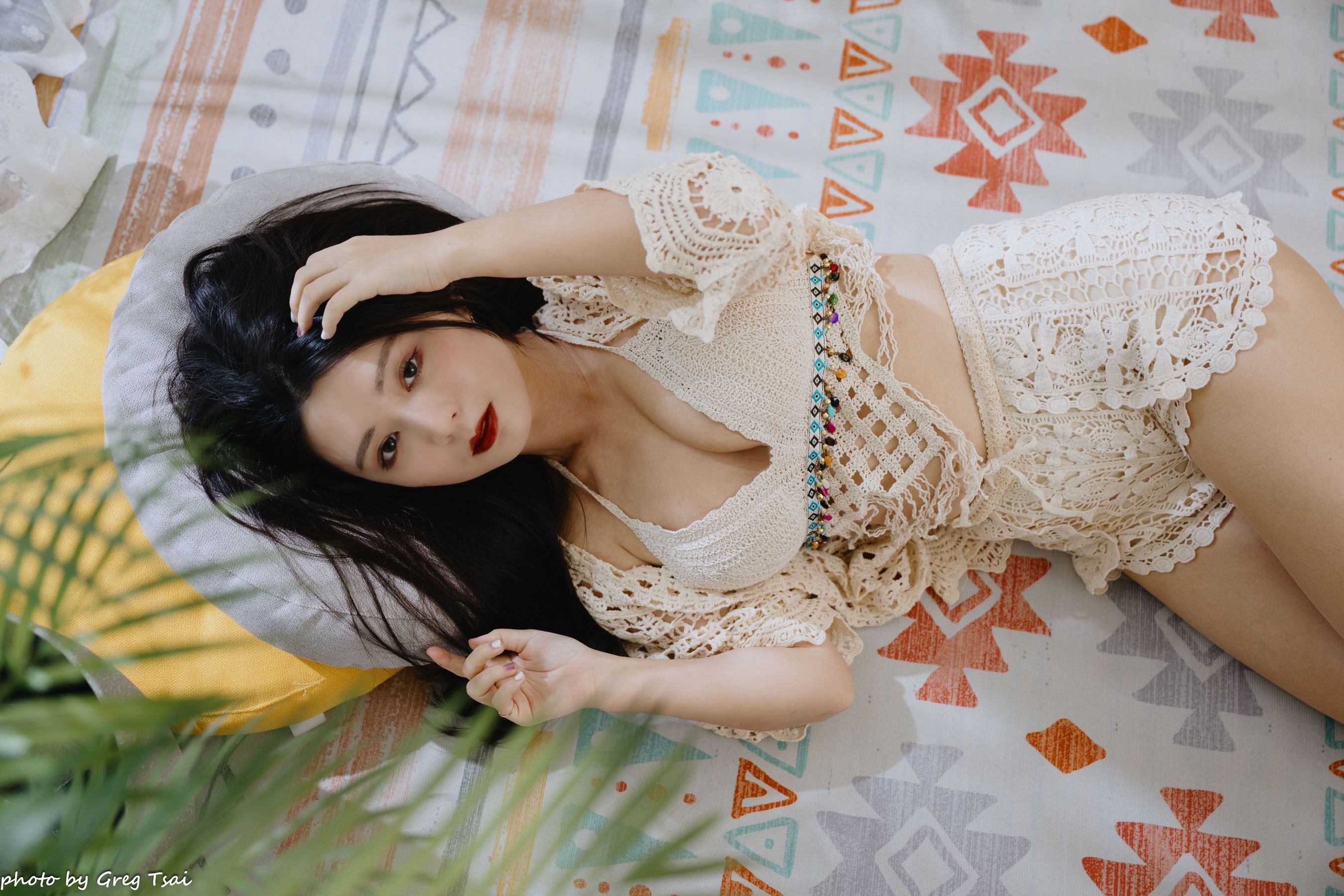 筱筱 - 休闲居家棚拍/(100P)