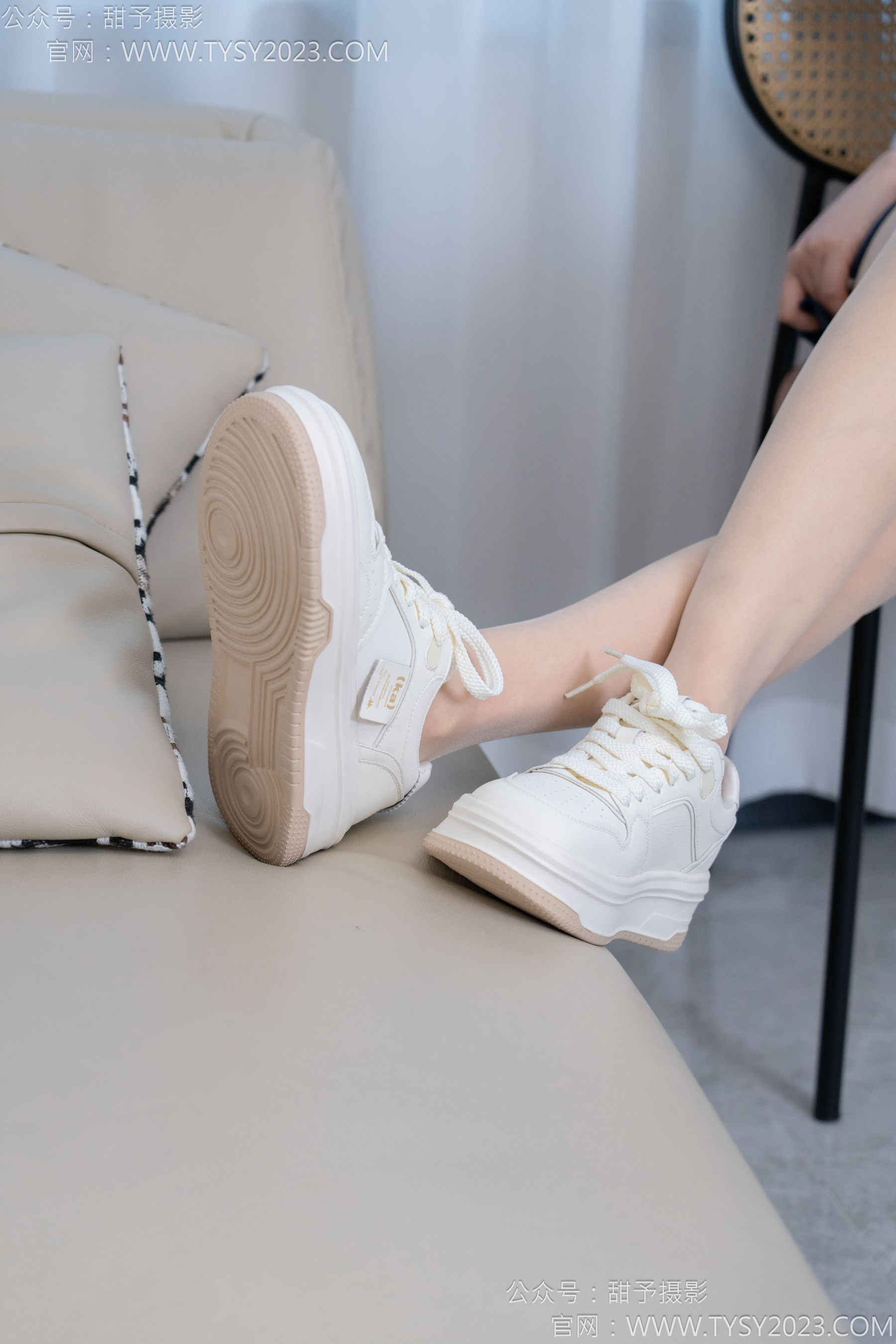 甜予摄影 No.184 澜澜 - 板鞋、薄肉丝/(125P)