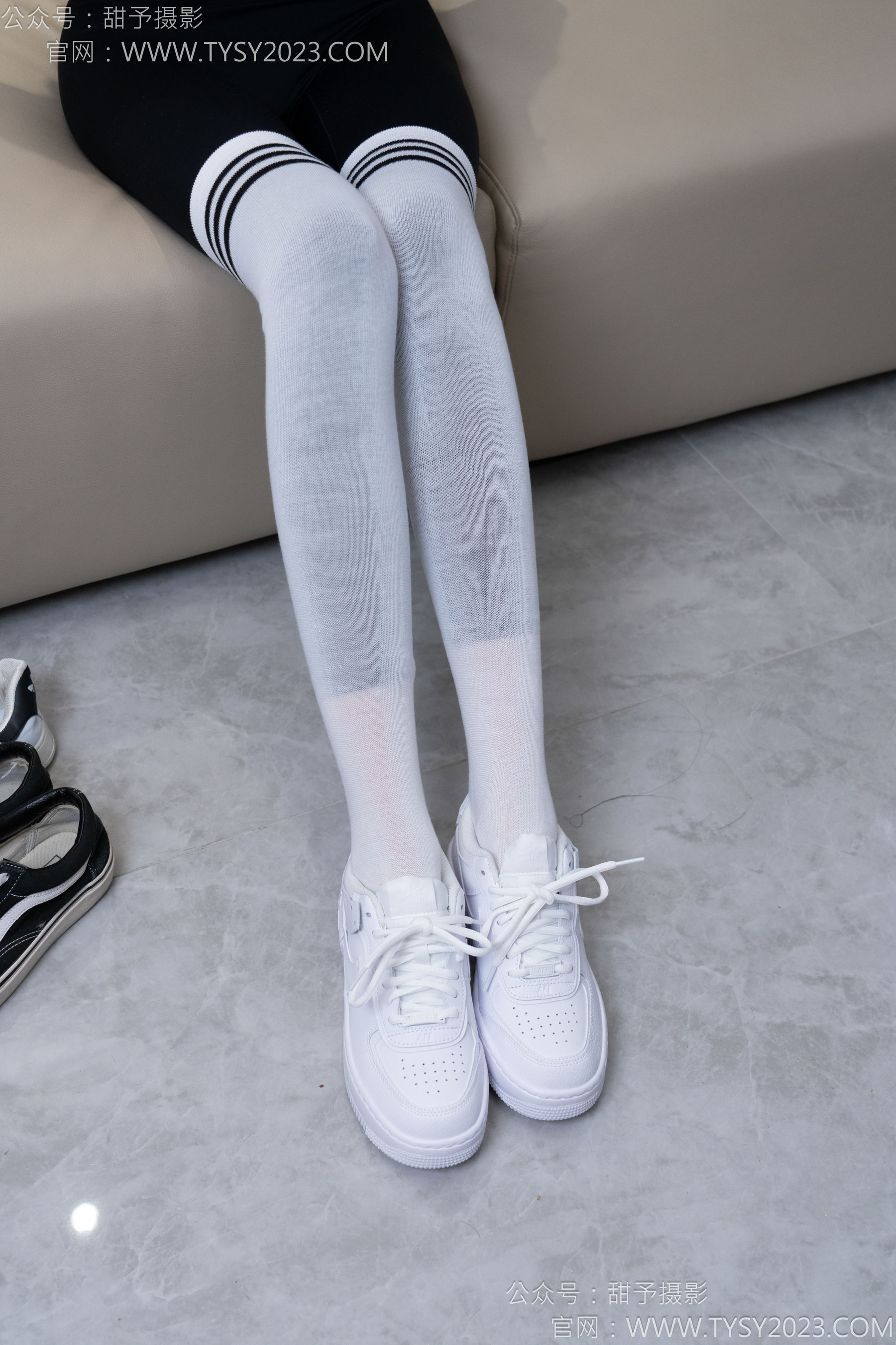 甜予摄影 No.179 珞珞 - 高跟鞋、板鞋、人字拖、白棉袜/(129P)