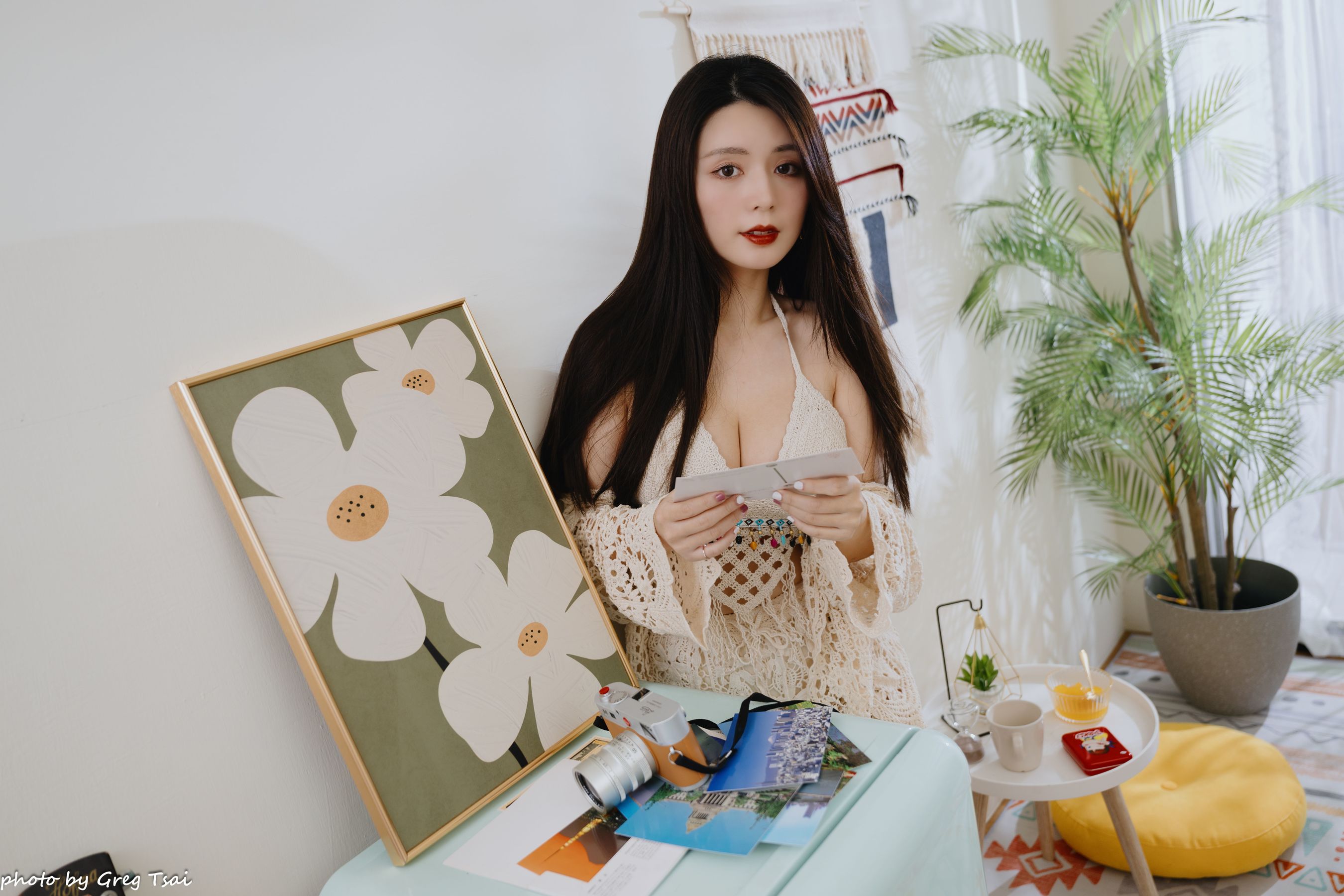 筱筱 - 休闲居家棚拍/(100P)