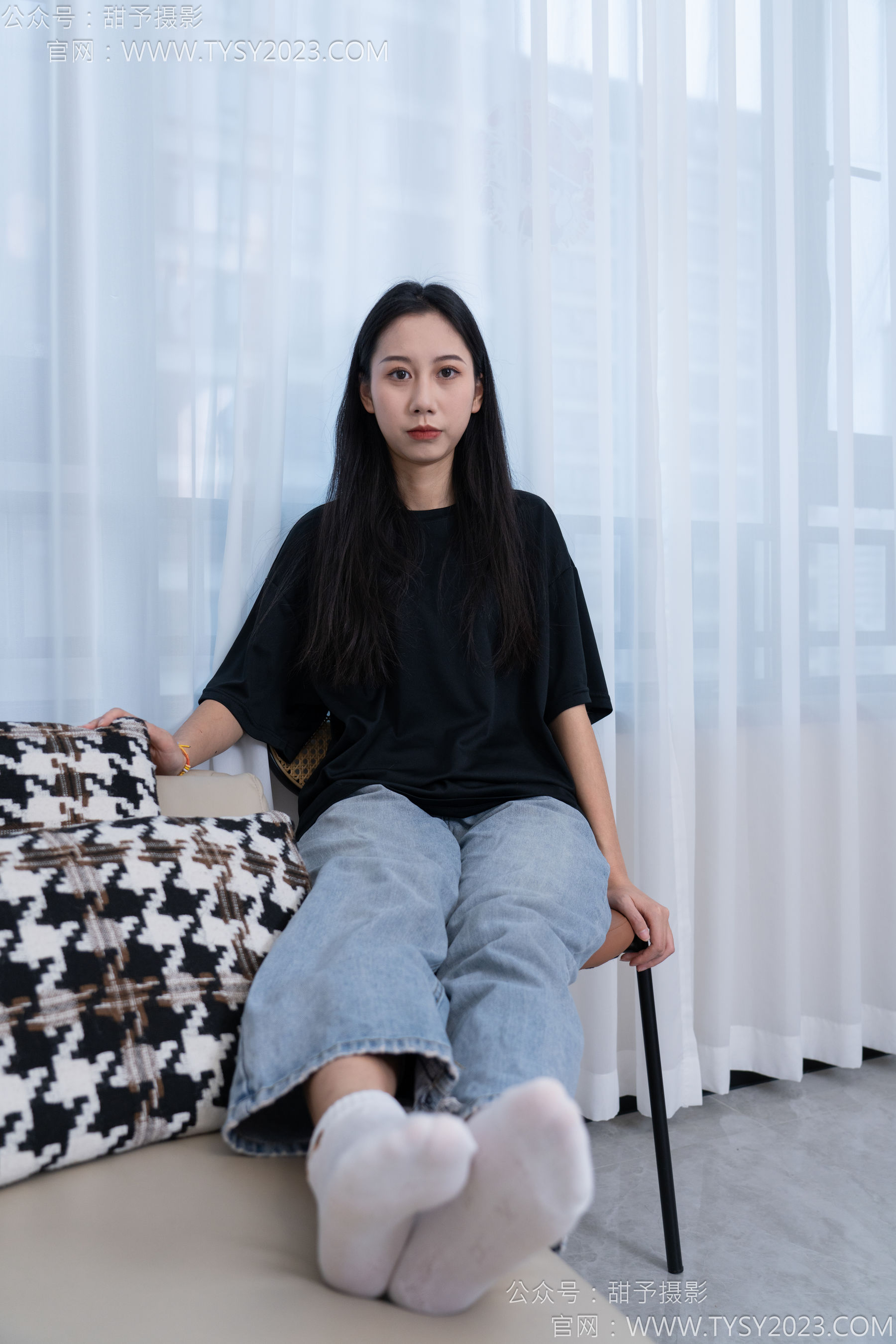 甜予摄影 No.163 娃娃 - 板鞋、白棉袜、裸足/(130P)