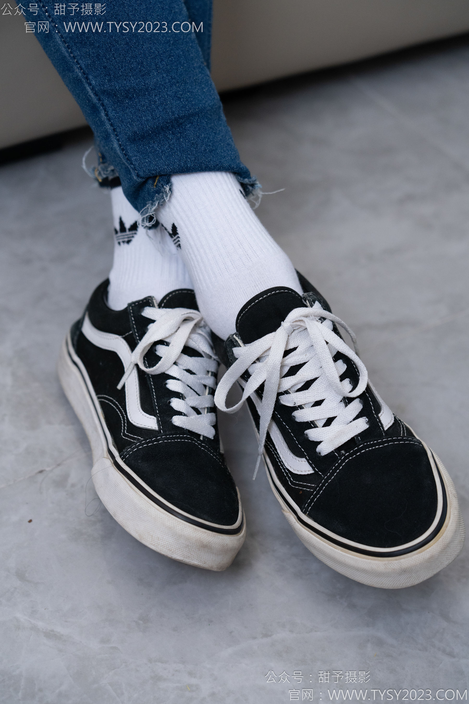 甜予摄影 No.179 珞珞 - 高跟鞋、板鞋、人字拖、白棉袜/(129P)