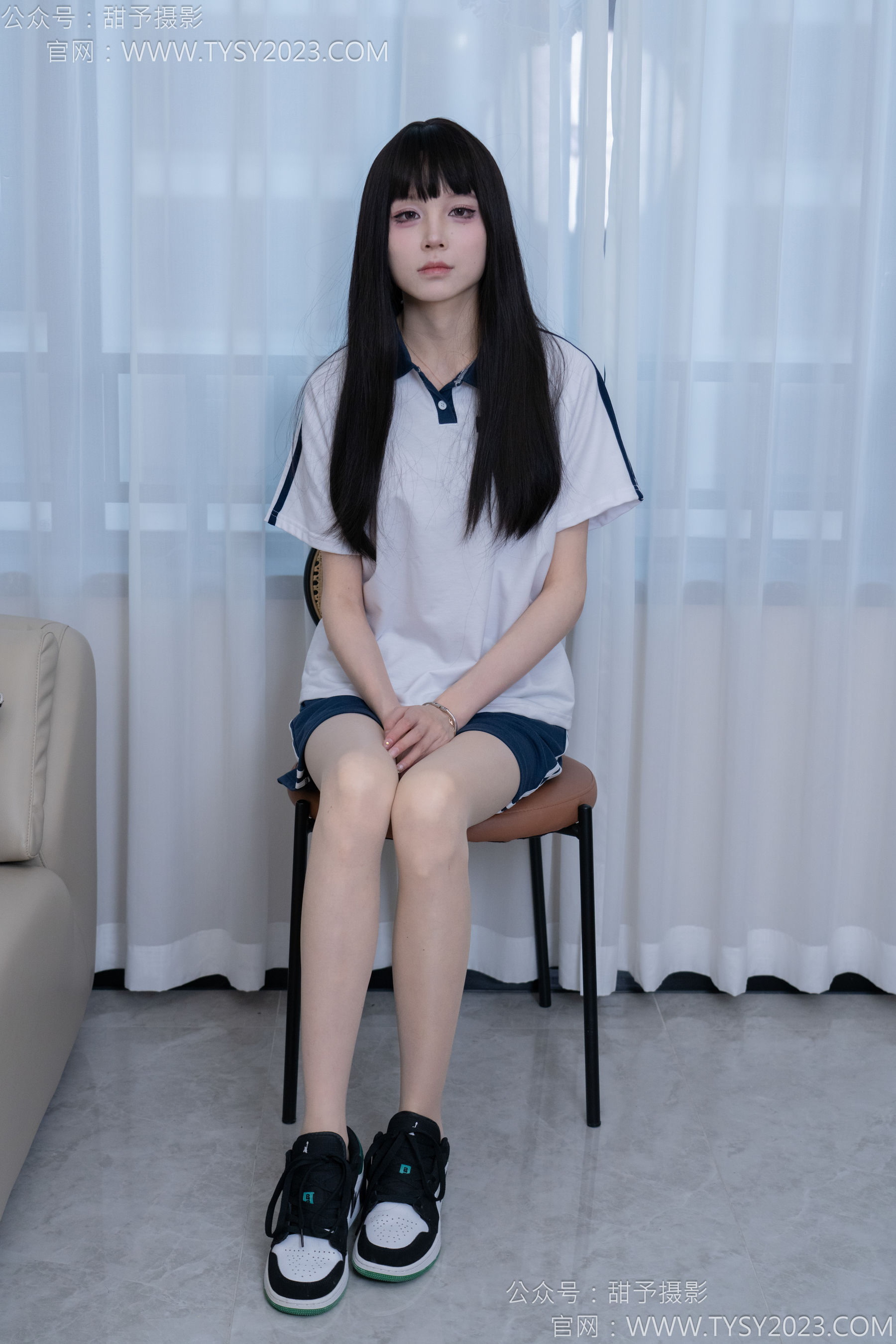 甜予摄影 No.176 珞珞 - 板鞋、薄肉丝/(134P)