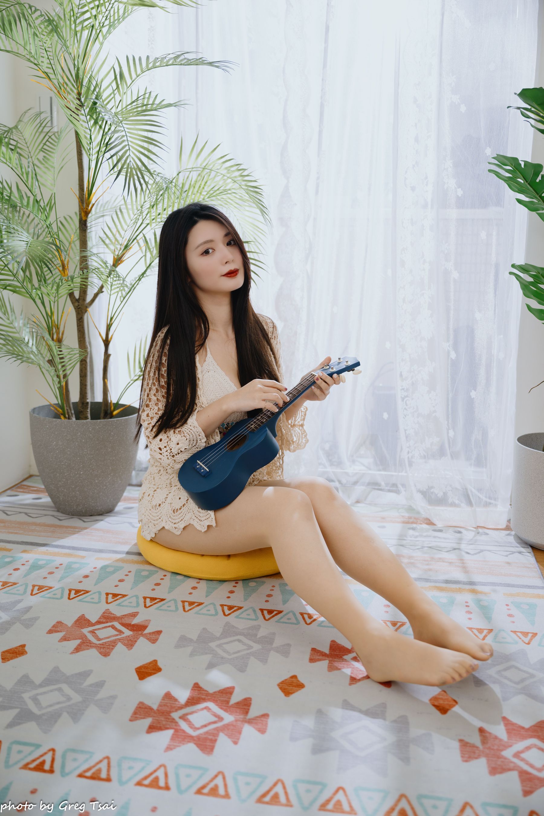 筱筱 - 休闲居家棚拍/(100P)