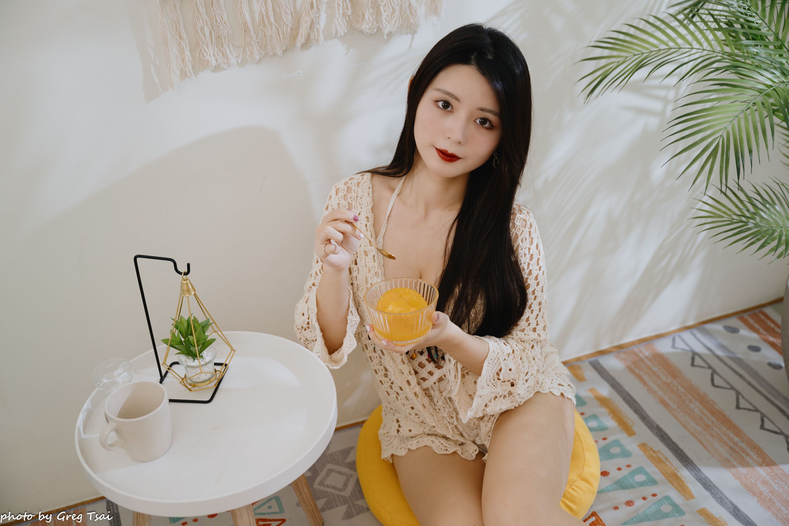 筱筱 - 休闲居家棚拍/(100P)