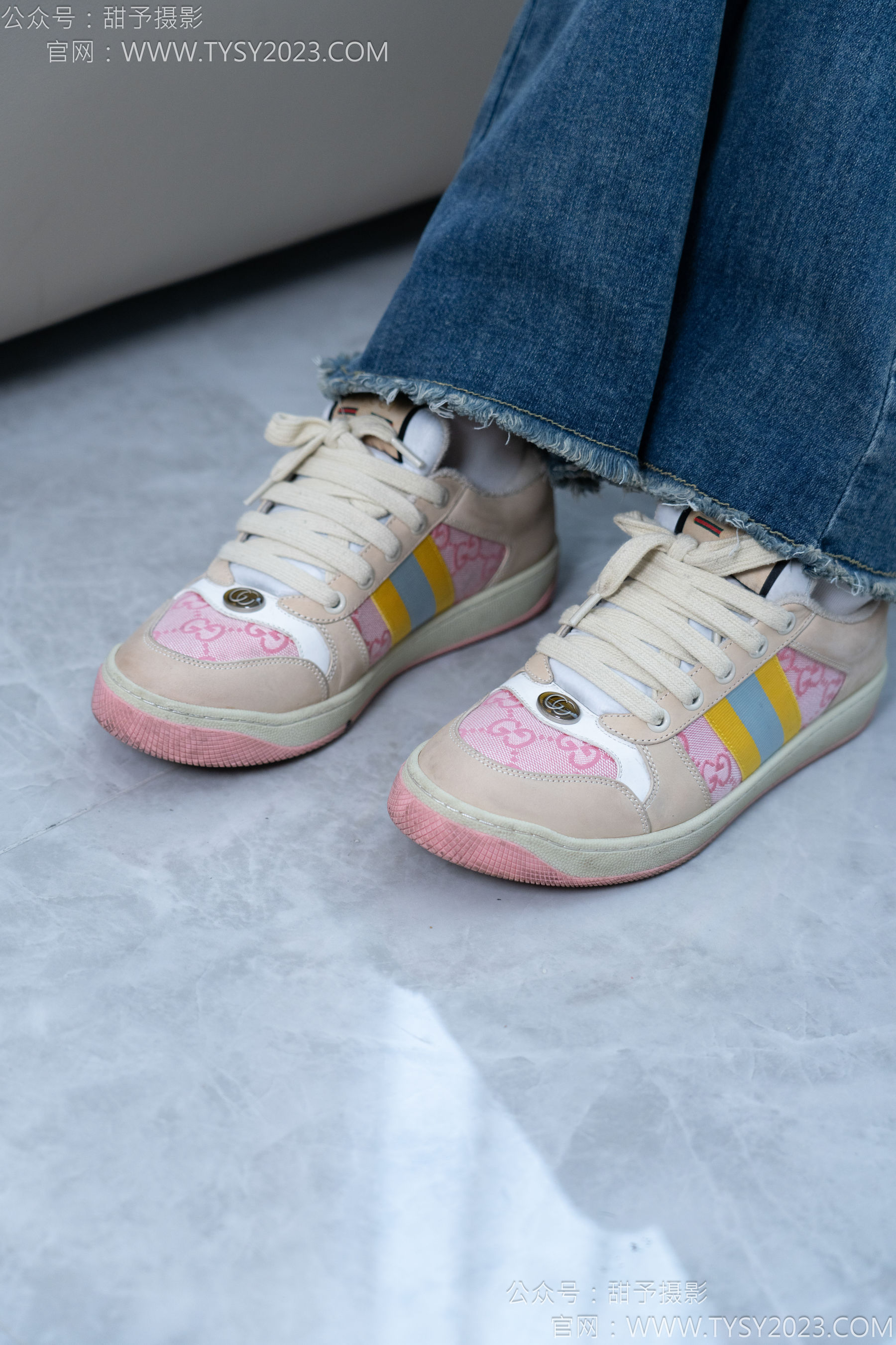 甜予摄影 No.170 珞珞 - 板鞋、白棉袜、裸足/(130P)