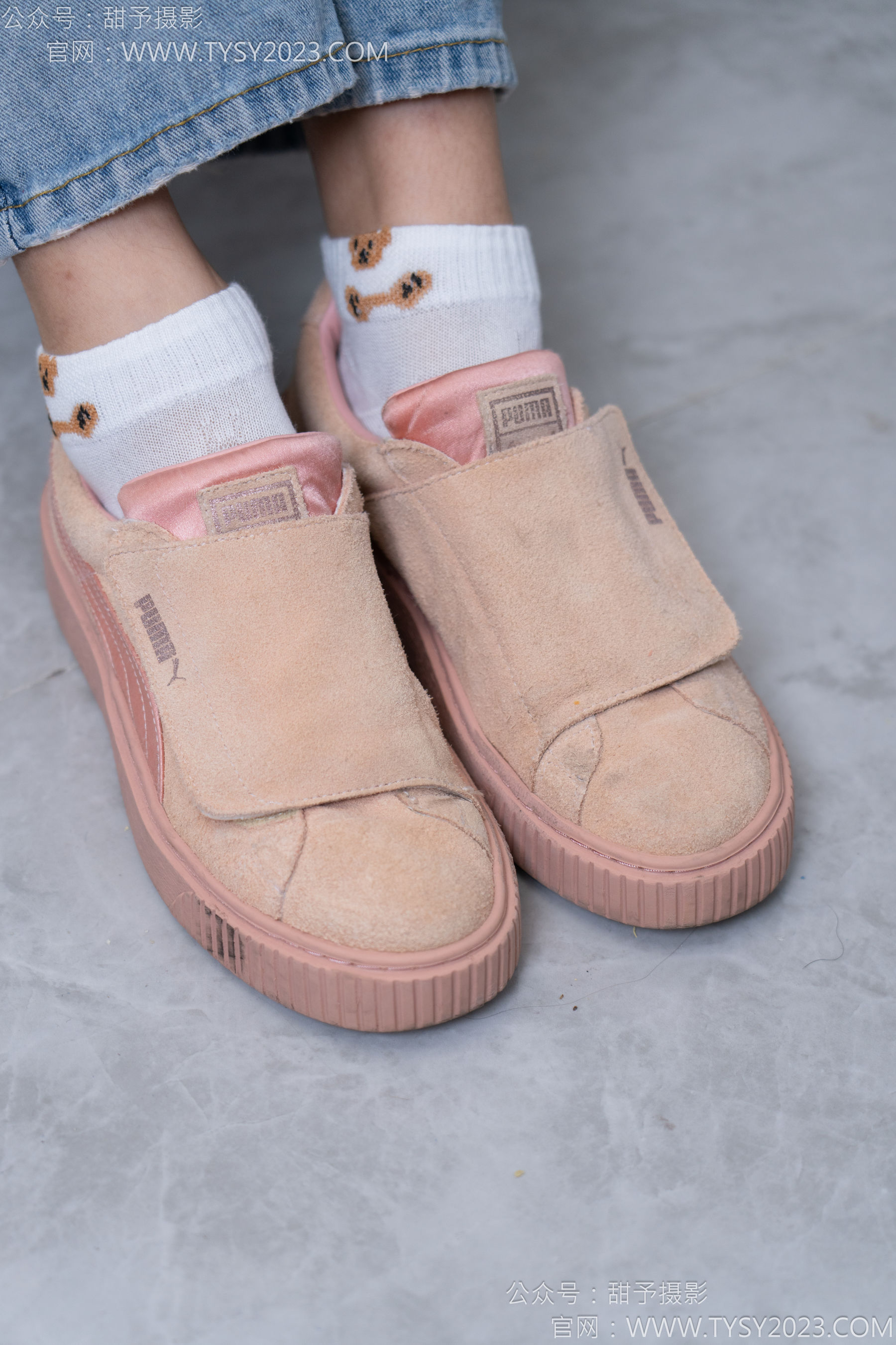 甜予摄影 No.163 娃娃 - 板鞋、白棉袜、裸足/(130P)