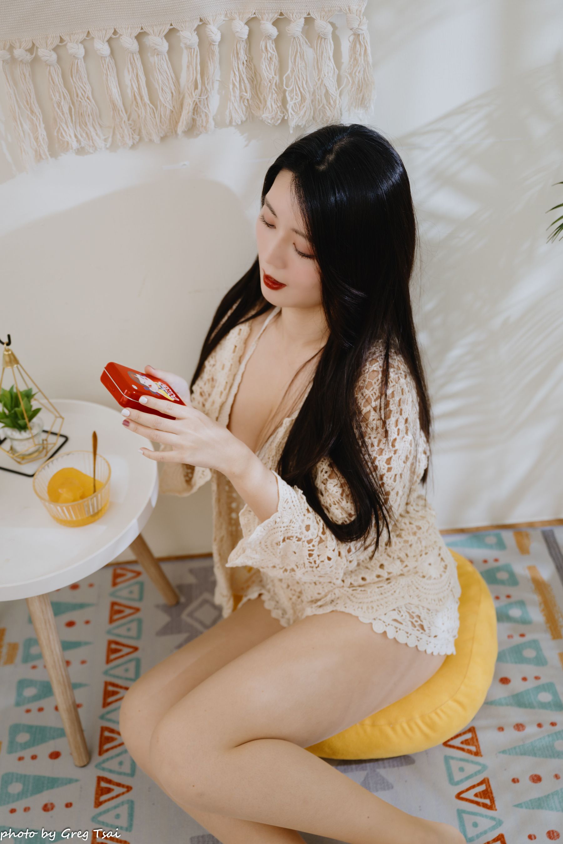 筱筱 - 休闲居家棚拍/(100P)