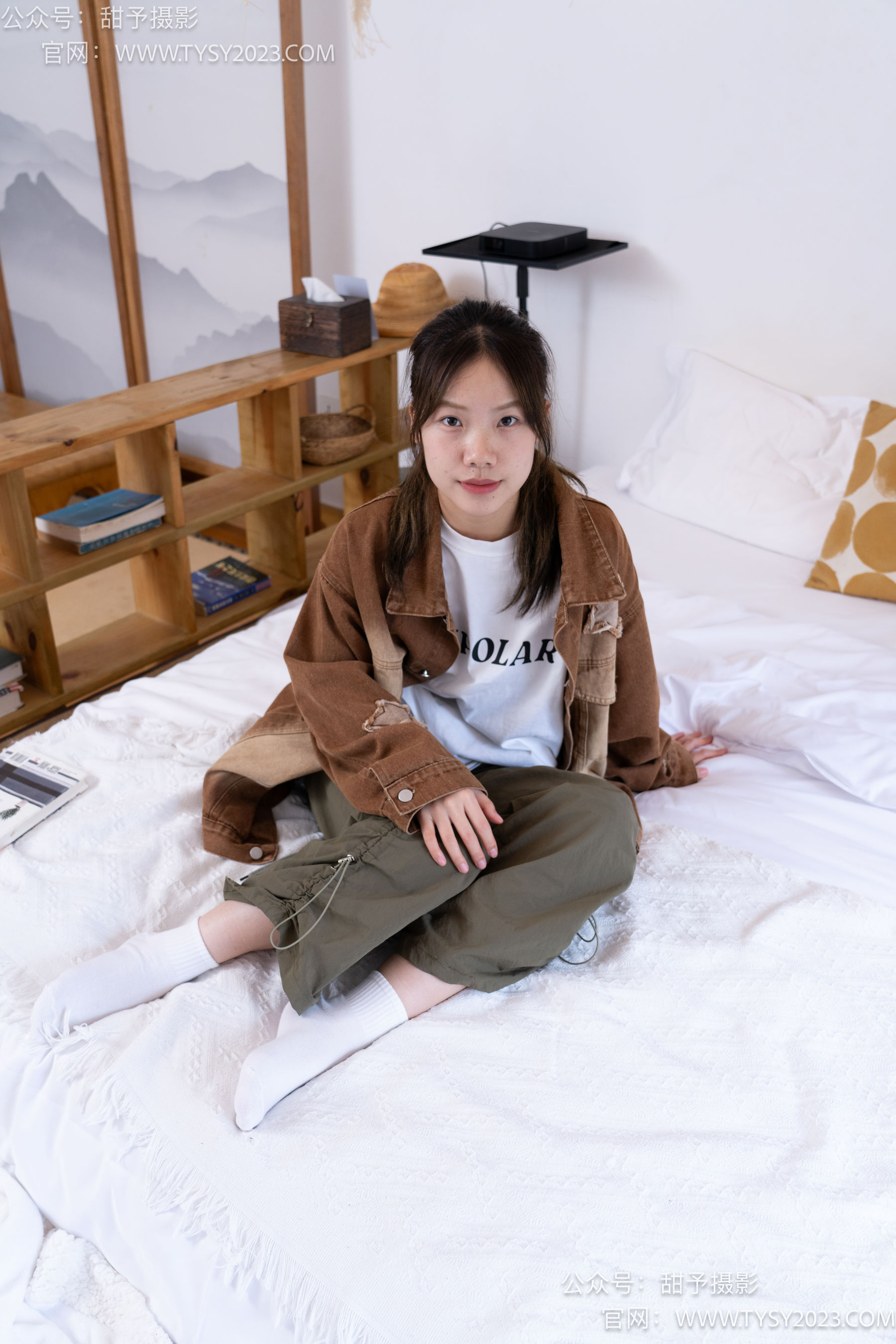 甜予摄影 No.161 双双 - 板鞋、白棉袜、裸足/(130P)