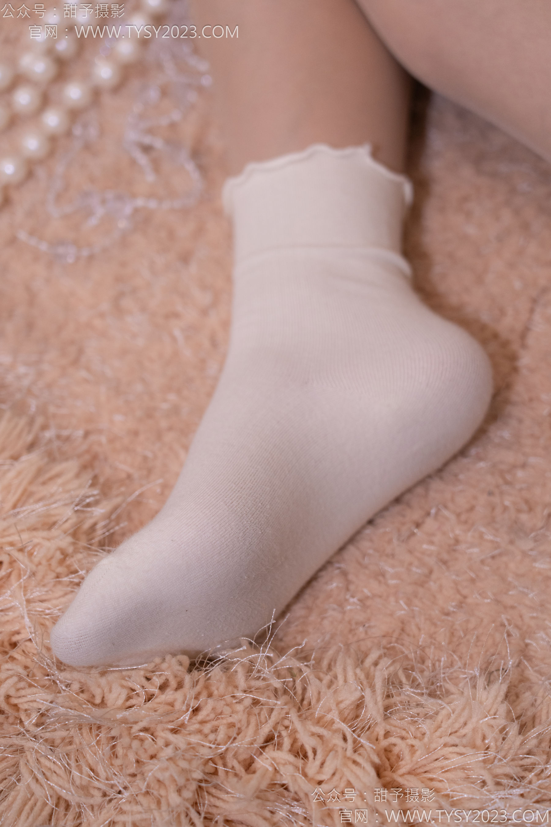甜予摄影 No.177 璇璇 - 板鞋、白棉袜、薄肉丝/(129P)