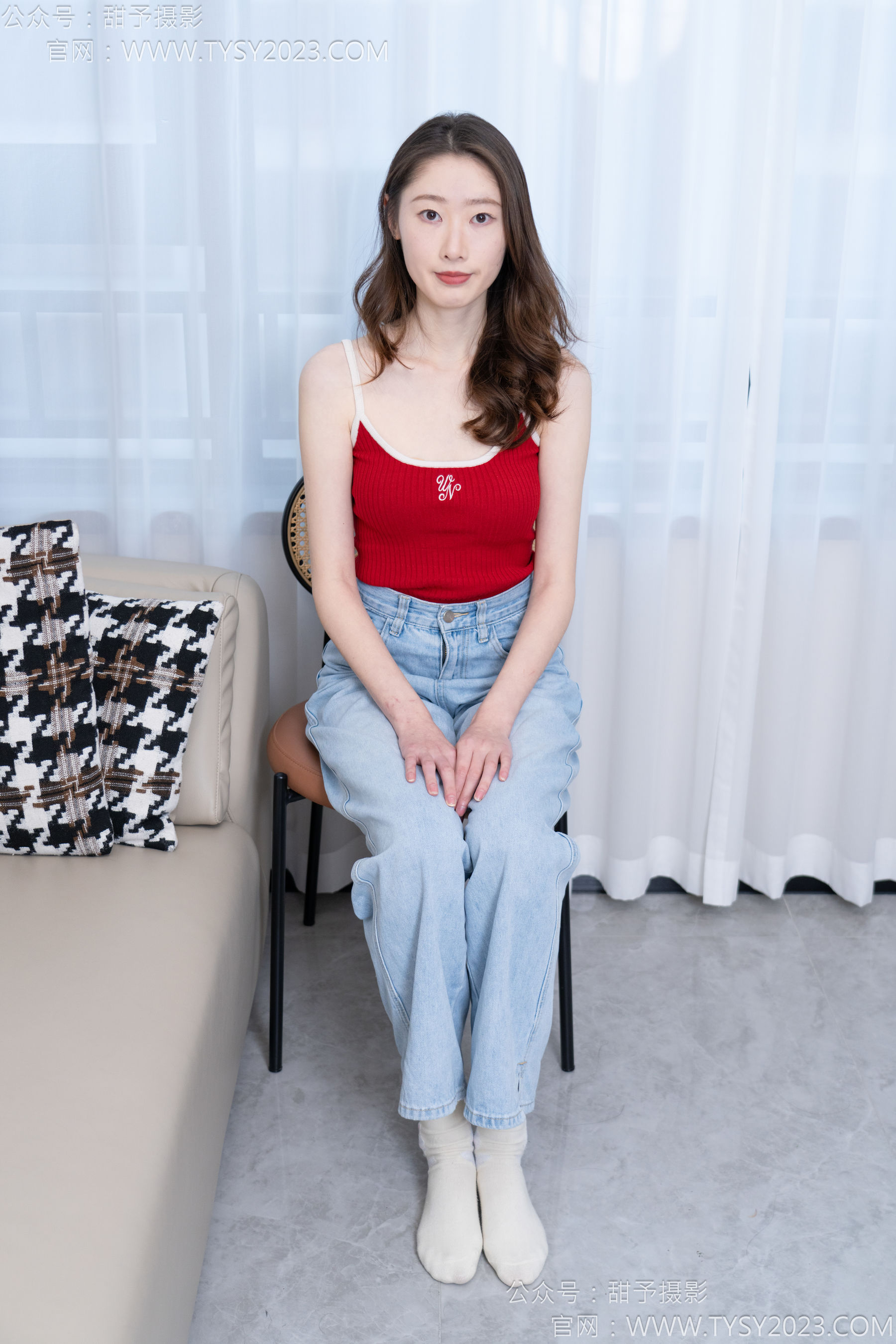 甜予摄影 No.160 番茄 - 板鞋、印花棉袜、裸足/(125P)