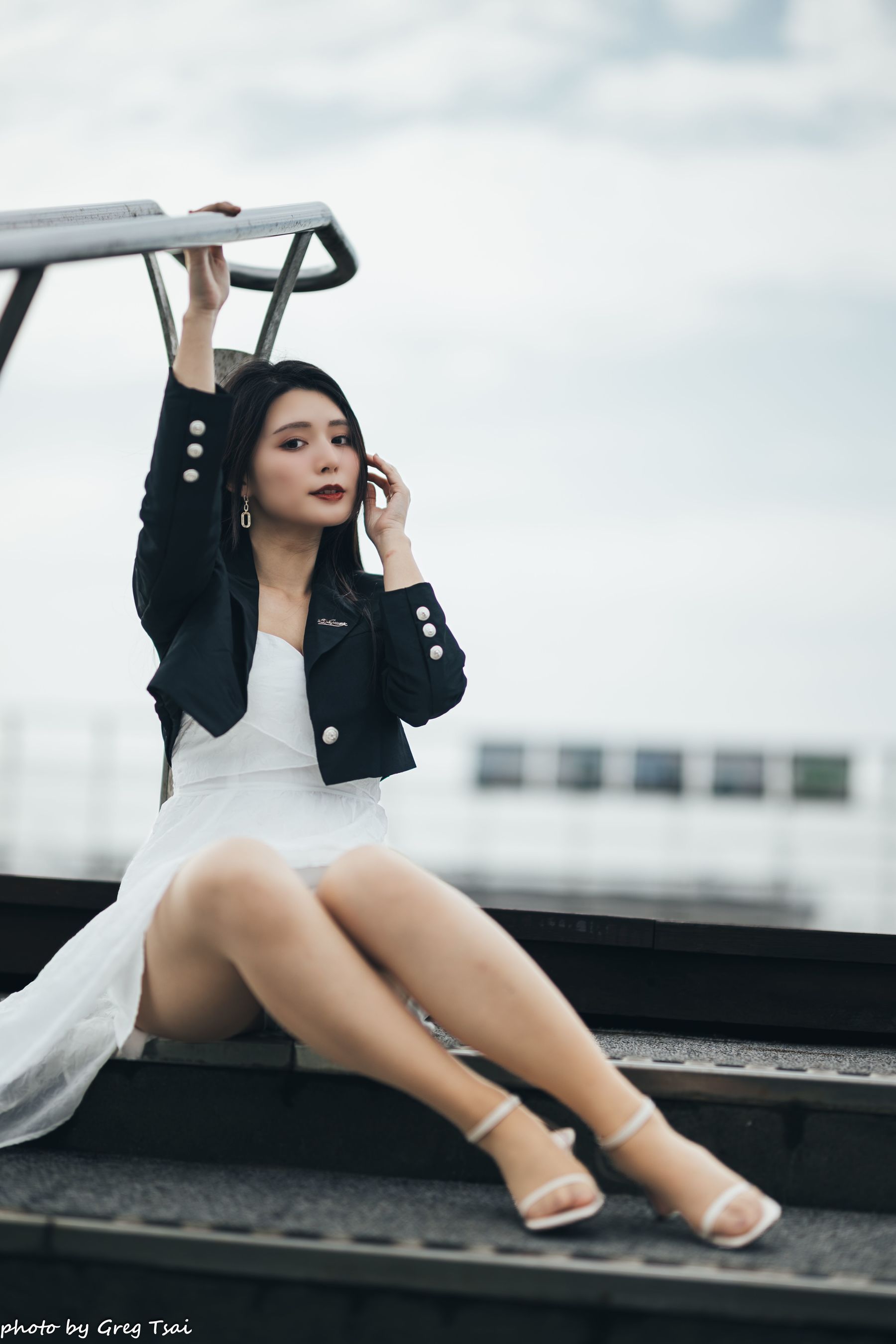 筱筱 - 天台连衣裙/(65P)