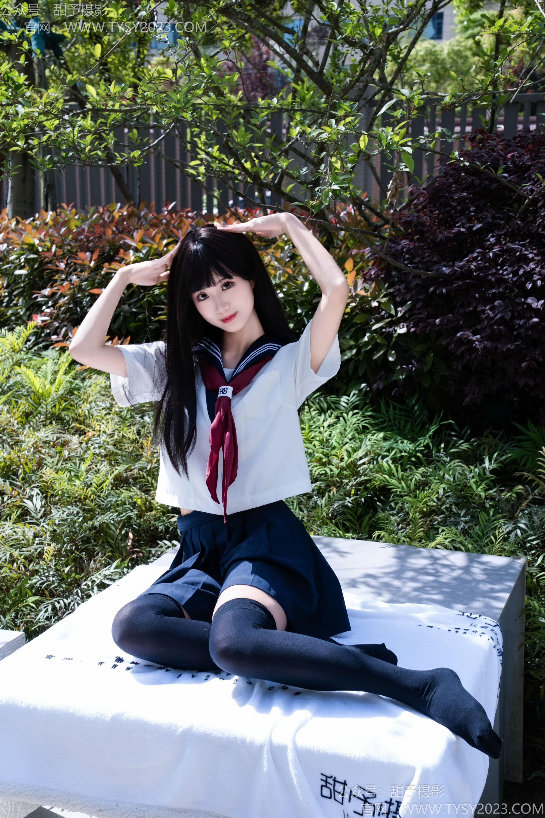 甜予摄影 No.193 小甜桃 - 皮鞋、大腿袜、裸足/(129P)