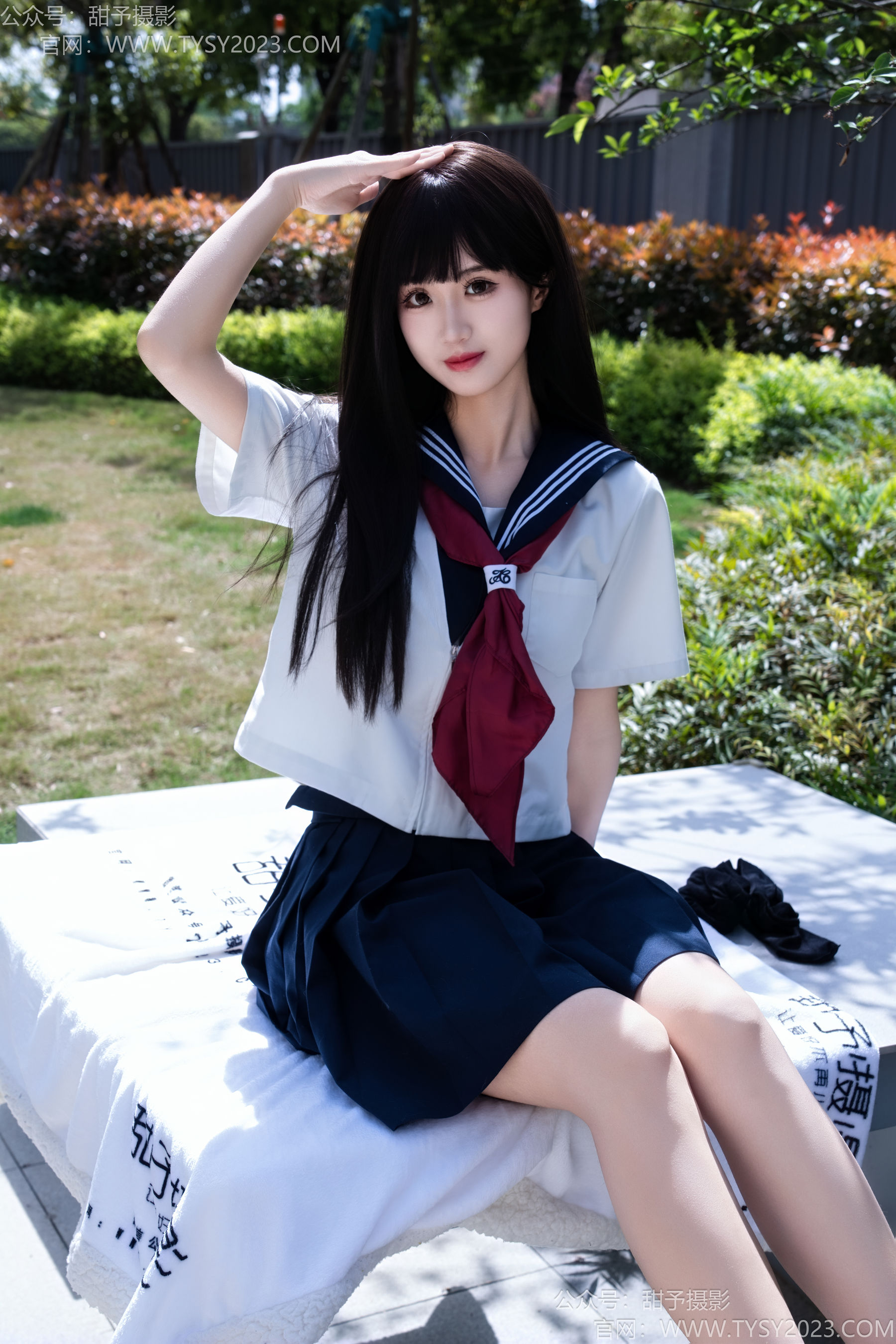 甜予摄影 No.193 小甜桃 - 皮鞋、大腿袜、裸足/(129P)