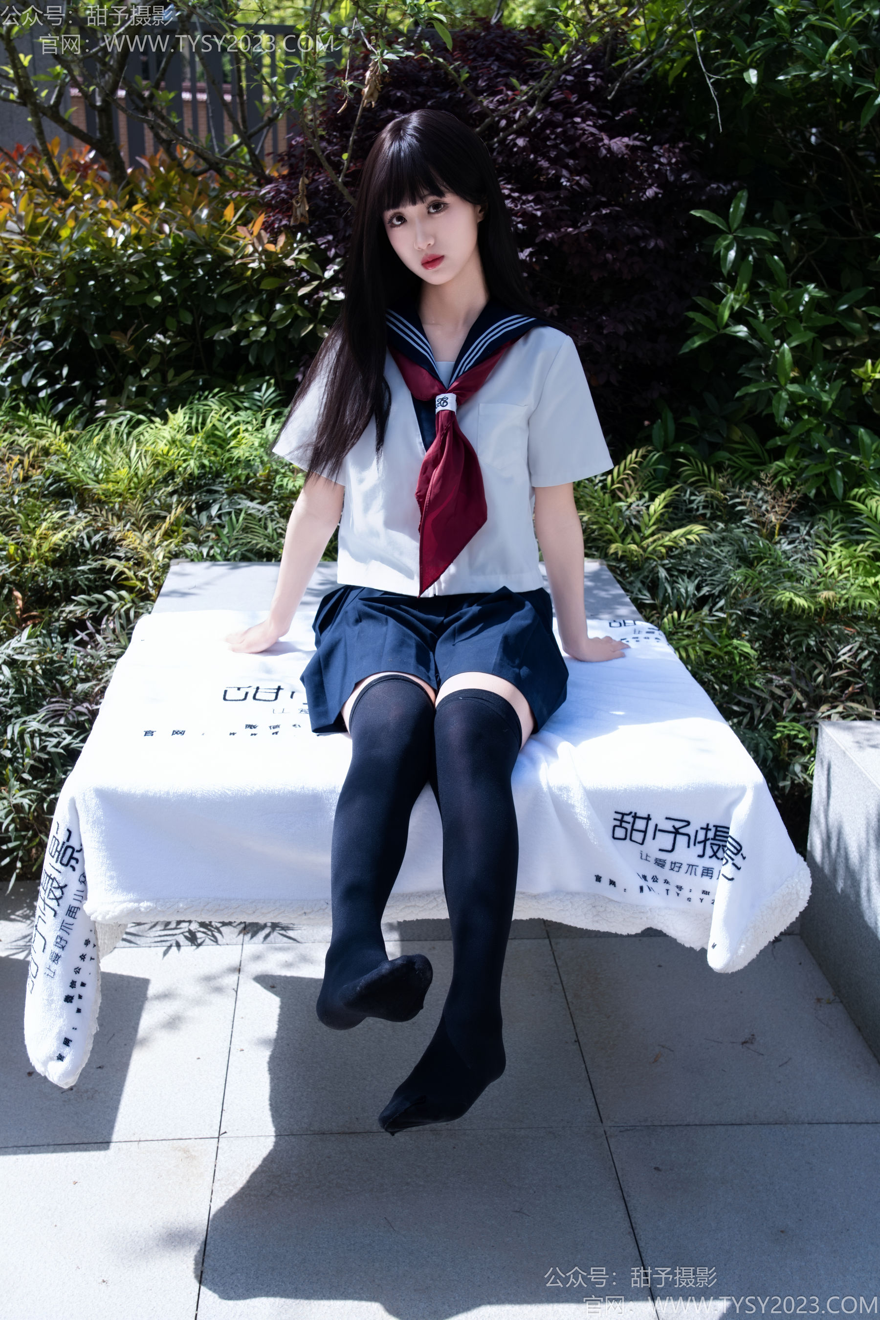 甜予摄影 No.193 小甜桃 - 皮鞋、大腿袜、裸足/(129P)