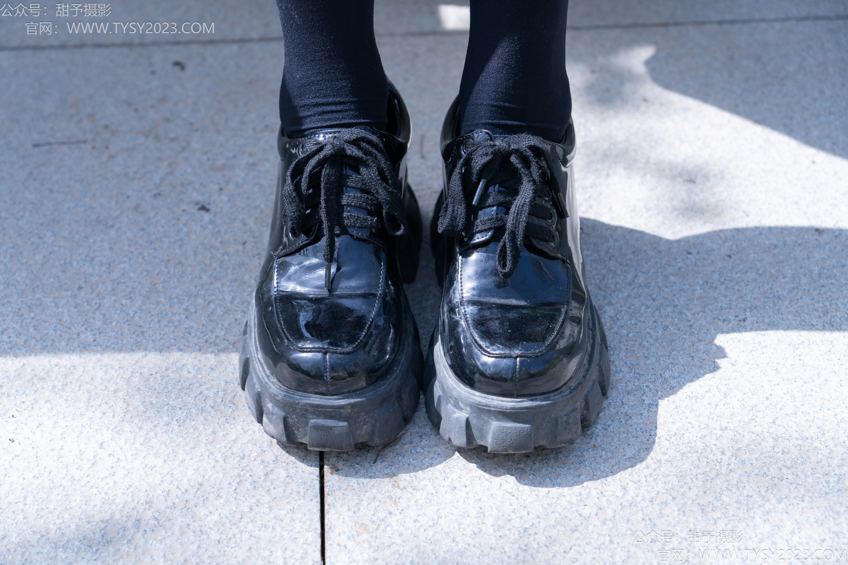 甜予摄影 No.193 小甜桃 - 皮鞋、大腿袜、裸足/(129P)