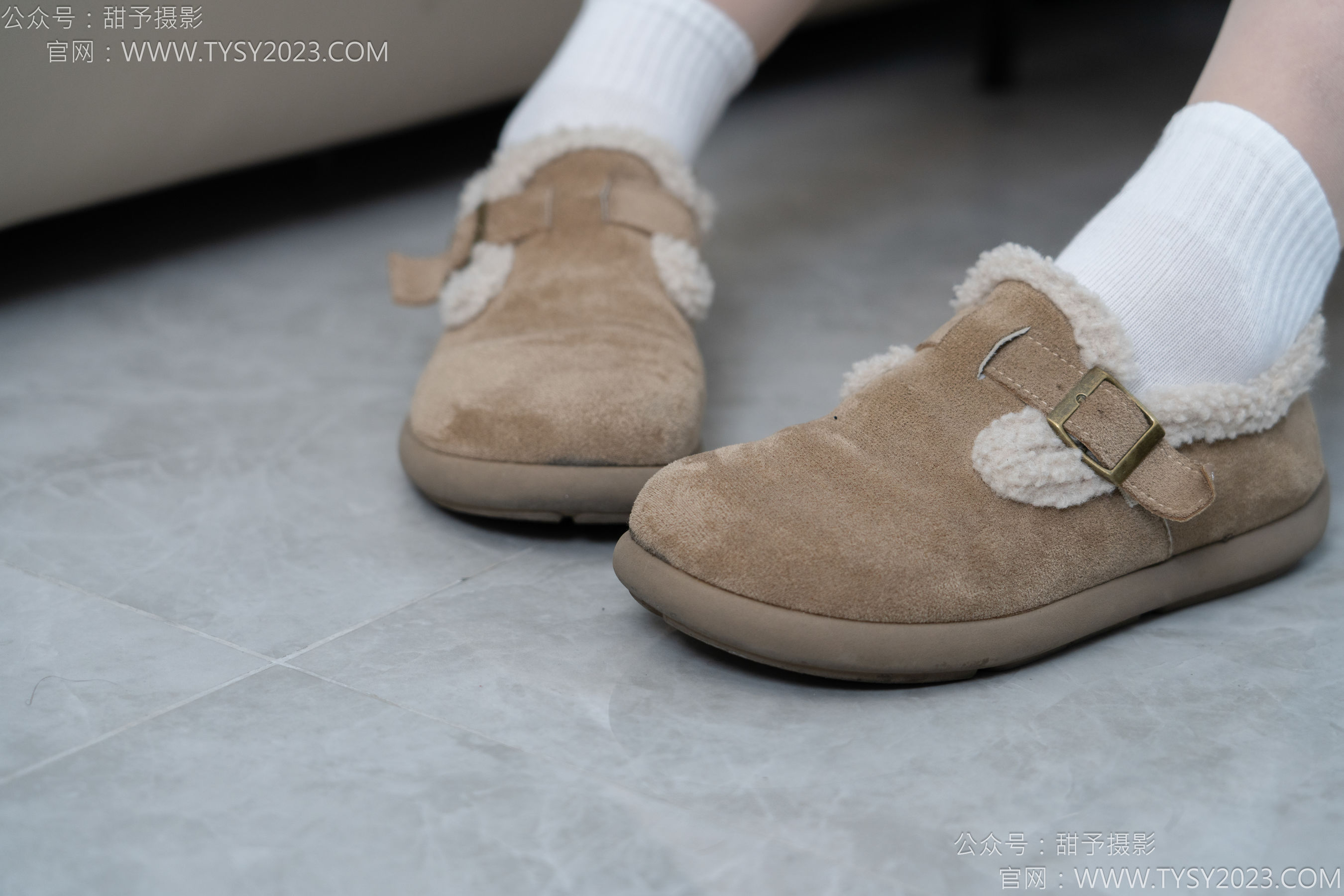 甜予摄影 No.173 小葵 - 棉鞋、白棉袜、薄肉丝/(135P)