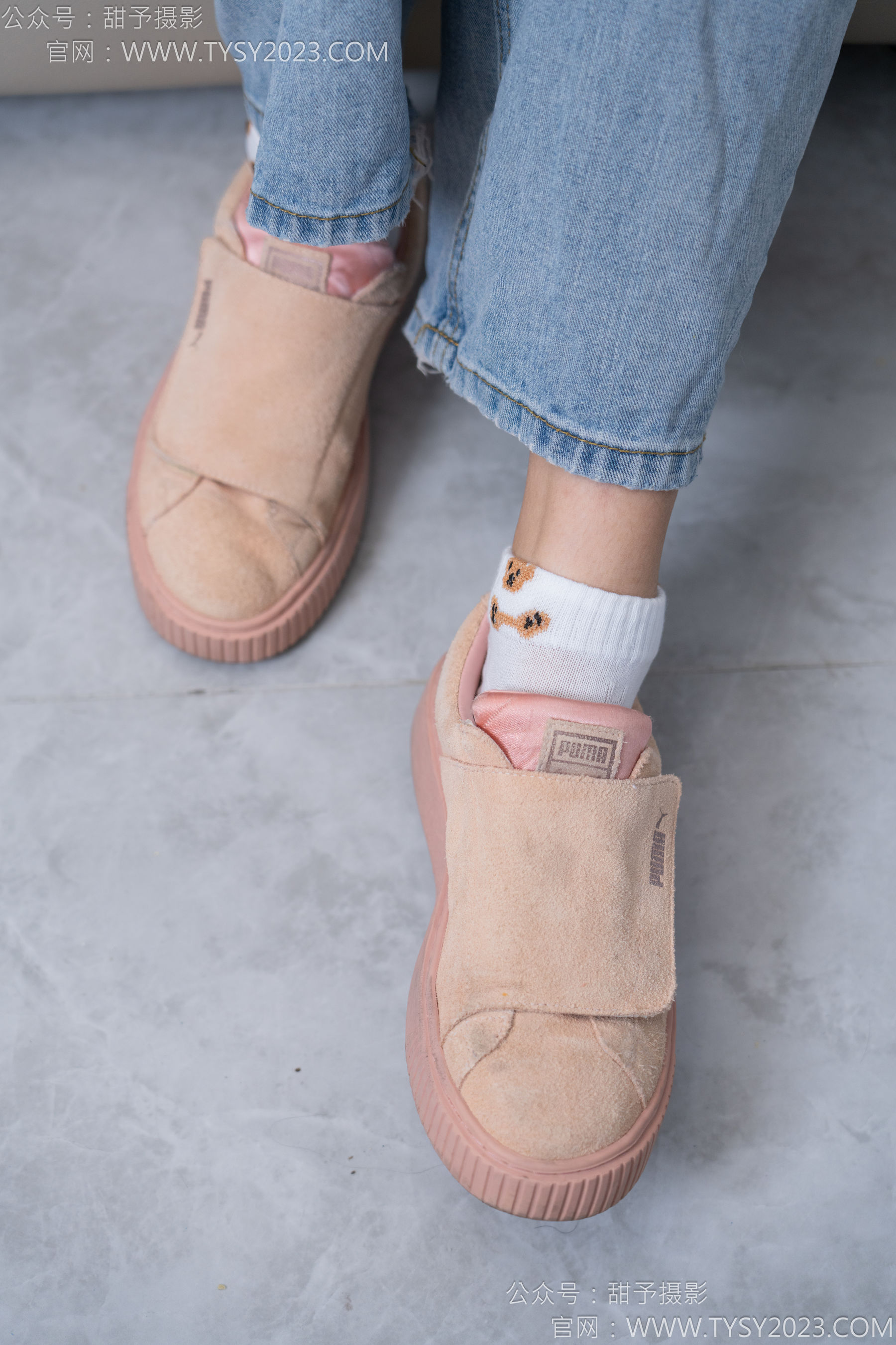 甜予摄影 No.163 娃娃 - 板鞋、白棉袜、裸足/(130P)