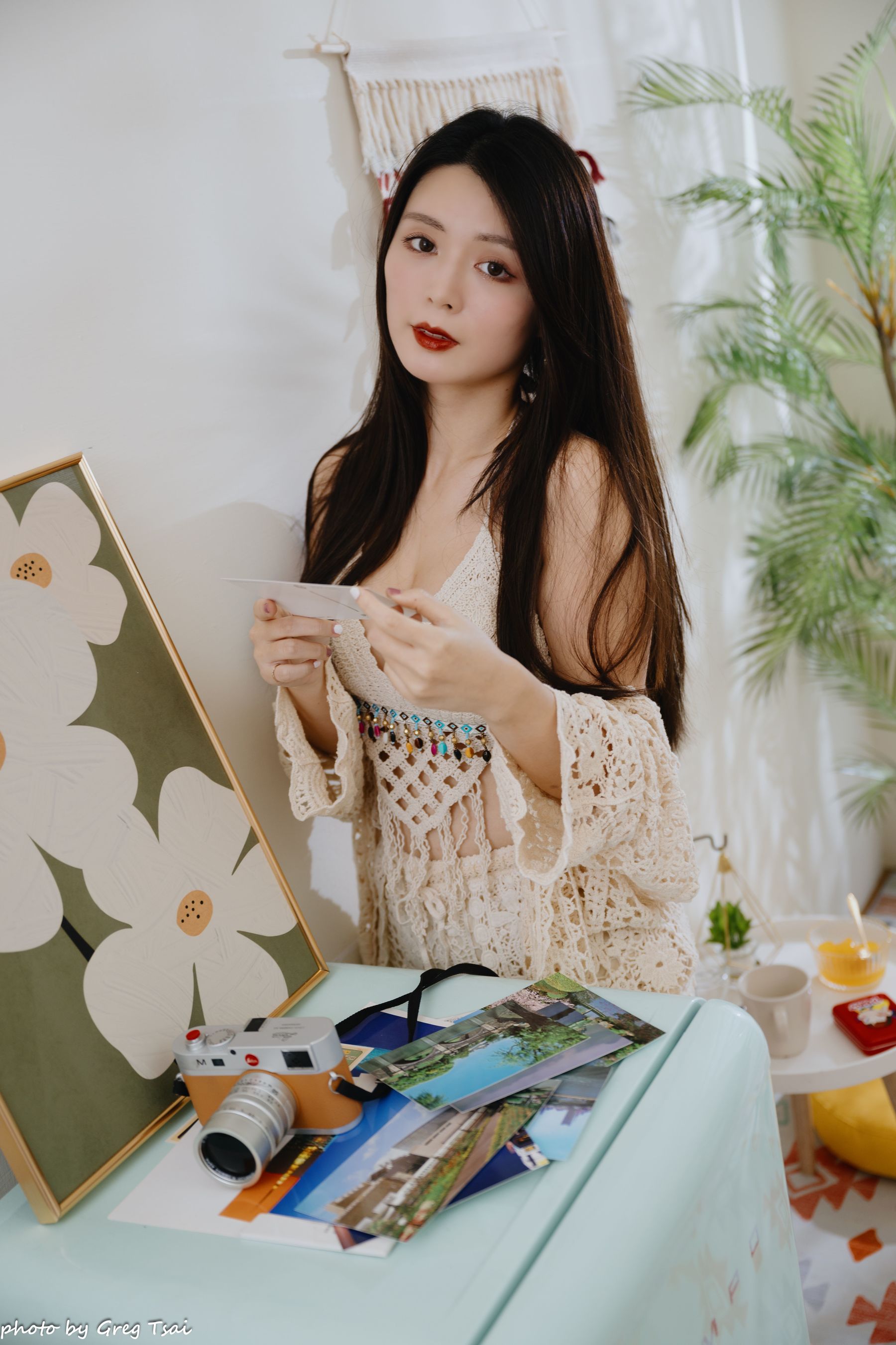 筱筱 - 休闲居家棚拍/(100P)