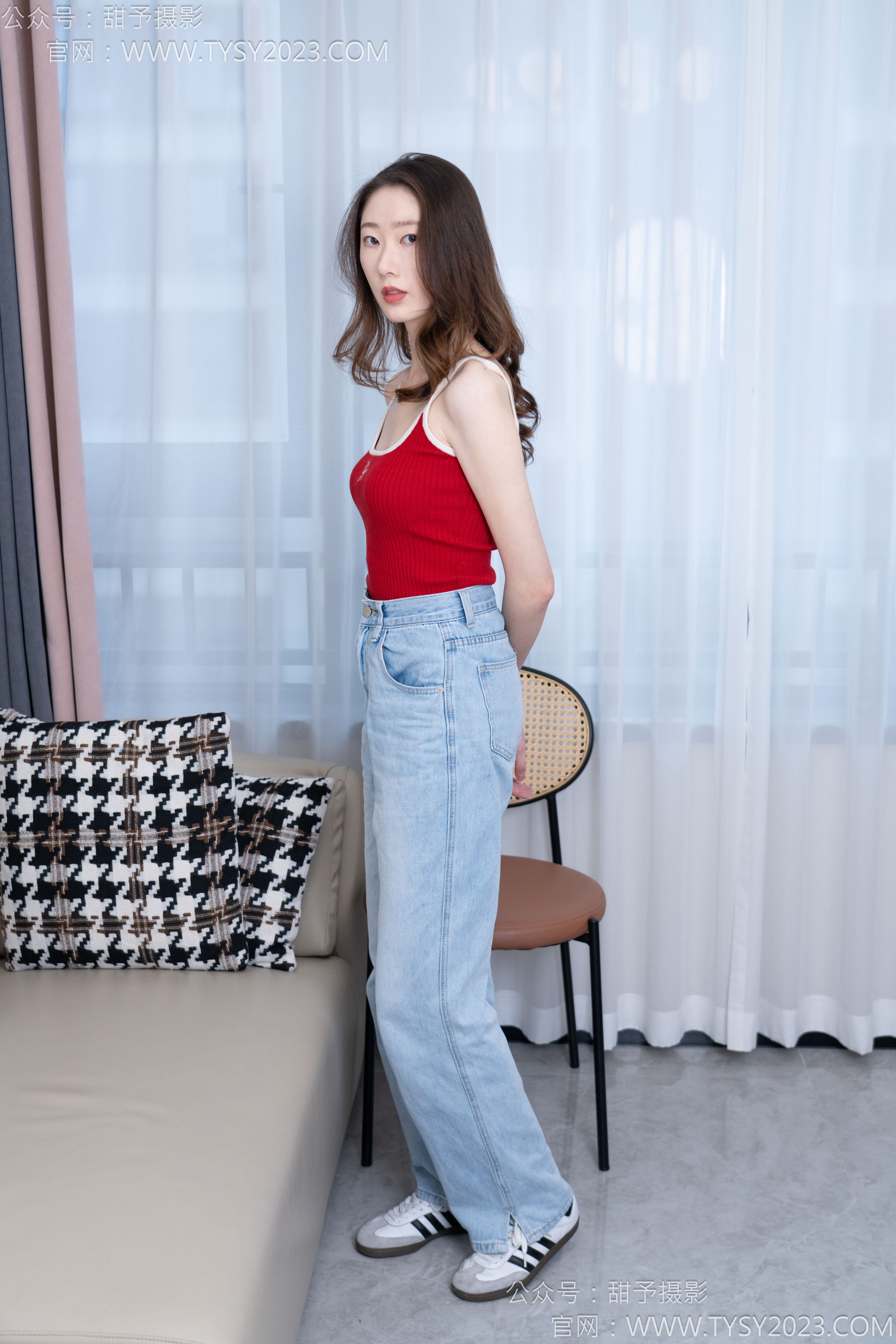 甜予摄影 No.160 番茄 - 板鞋、印花棉袜、裸足/(125P)