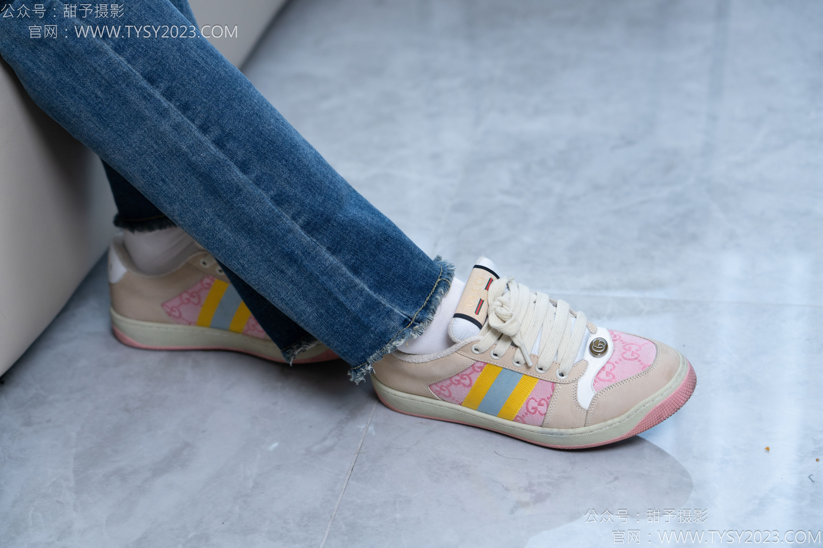 甜予摄影 No.170 珞珞 - 板鞋、白棉袜、裸足/(130P)