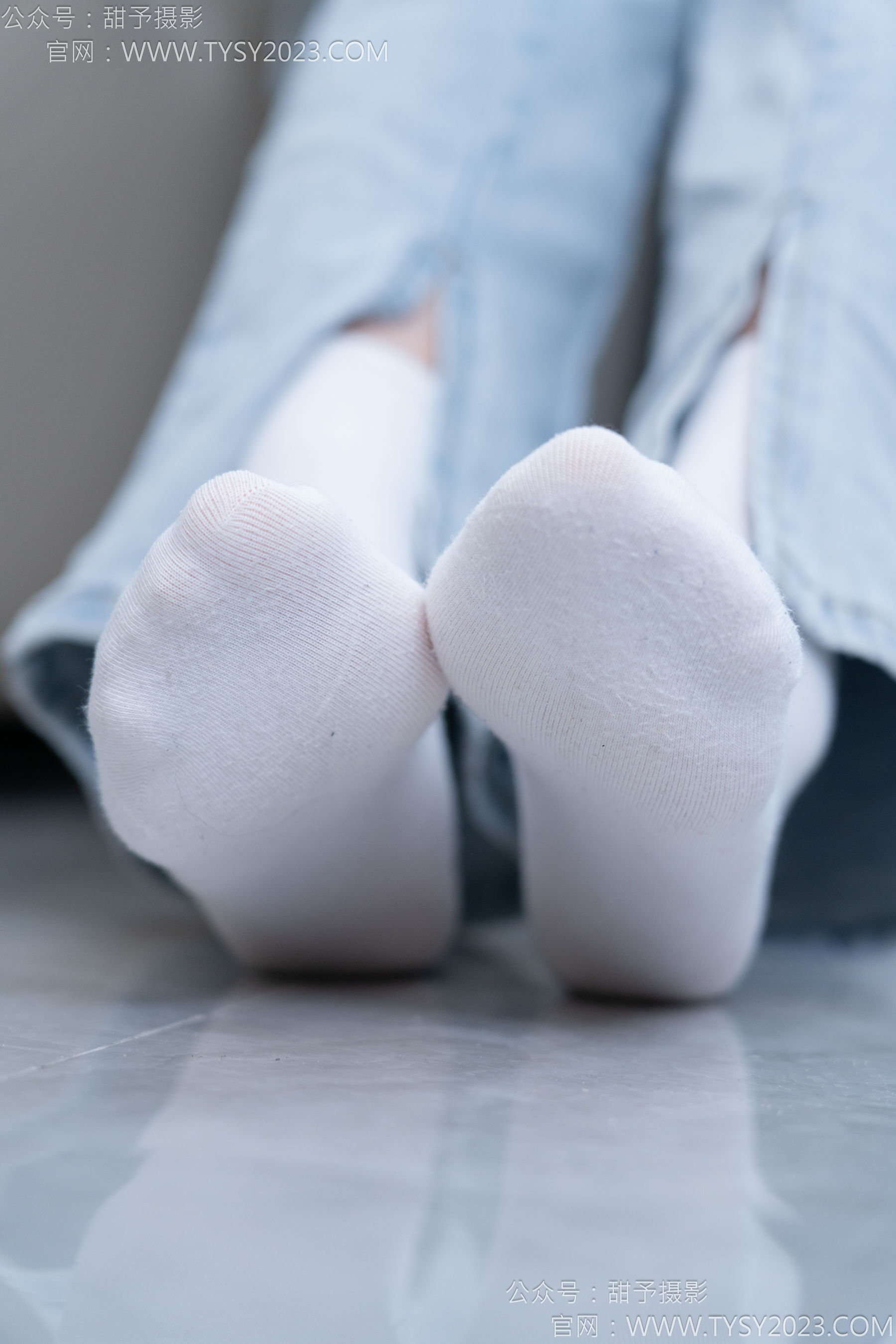 甜予摄影 No.181 小容 - 板鞋、白棉袜、裸足/(130P)