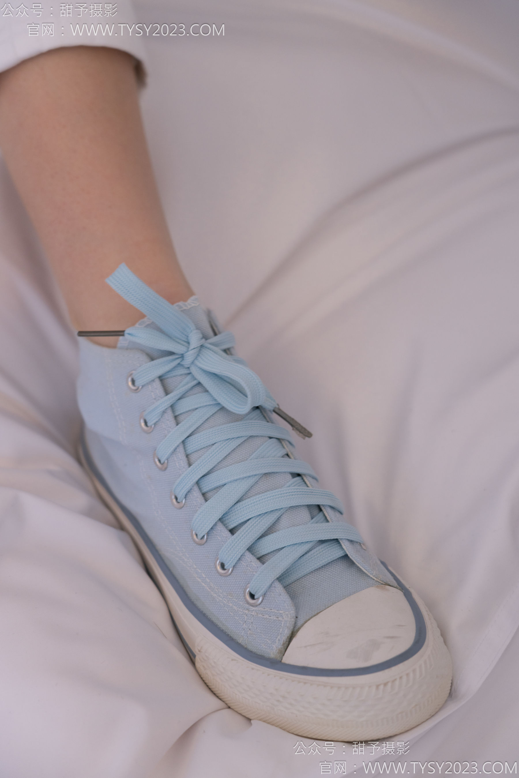 甜予摄影 No.171 璇璇 - 帆布鞋、白棉袜、抖腿剧情/(151P)