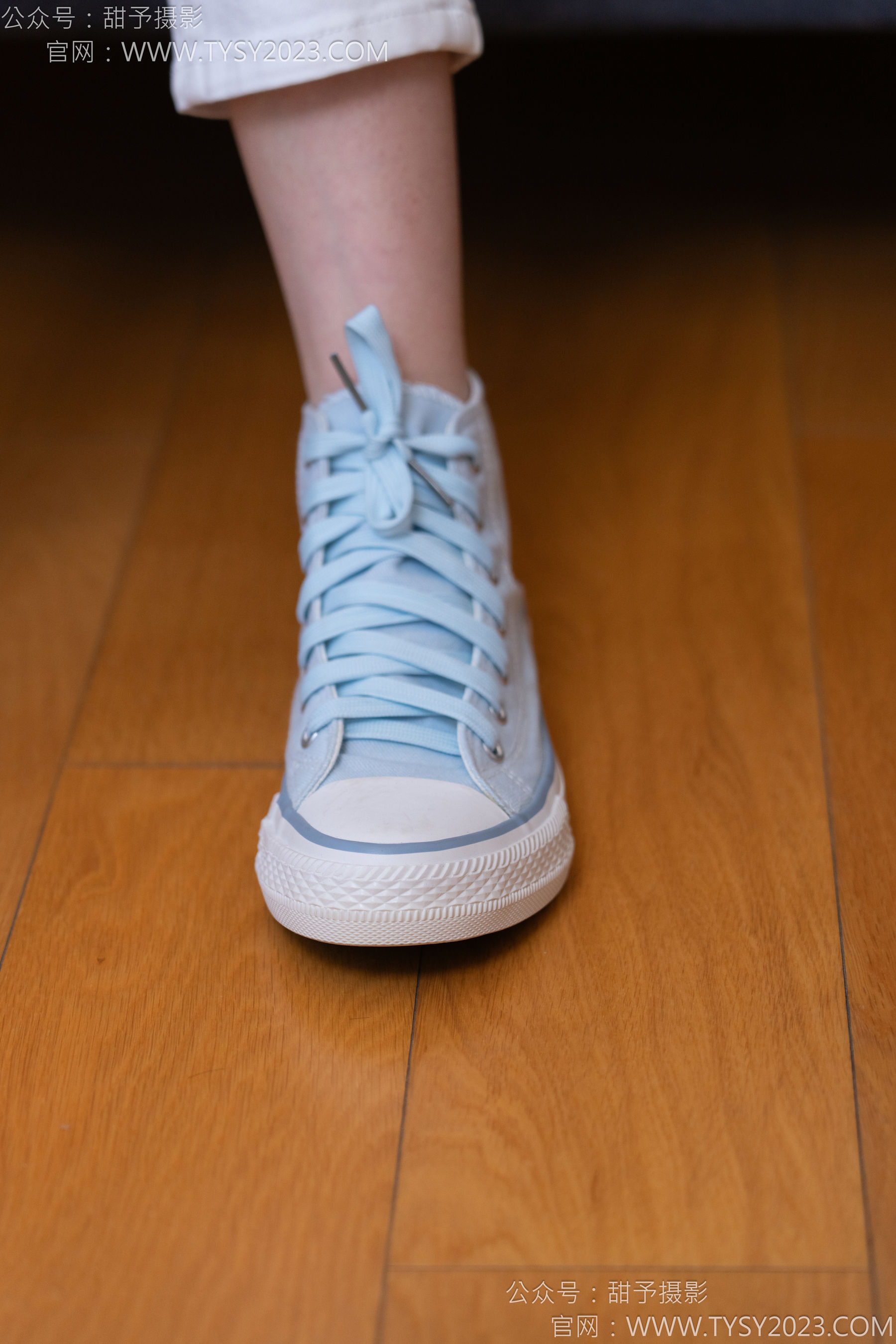 甜予摄影 No.171 璇璇 - 帆布鞋、白棉袜、抖腿剧情/(151P)