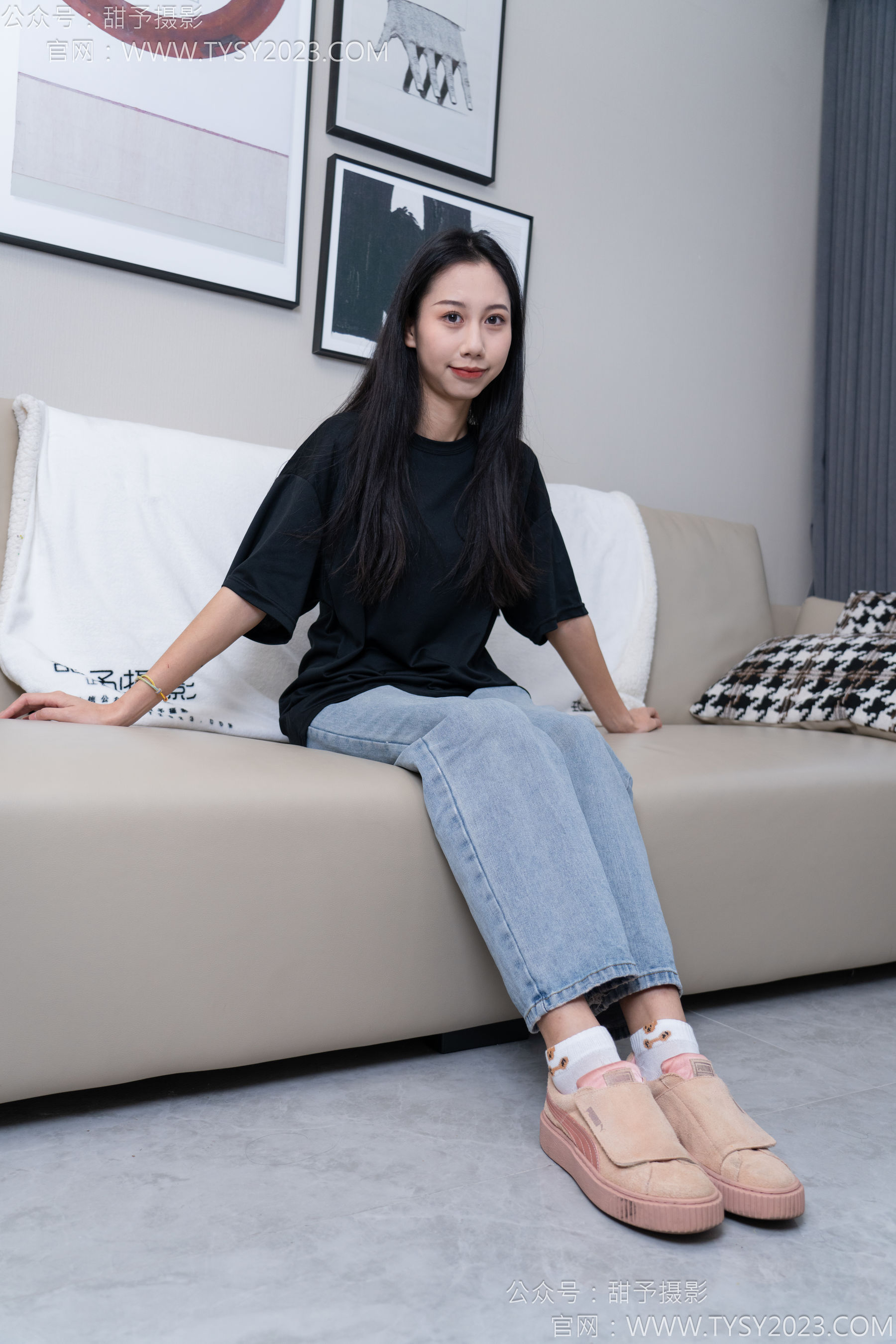 甜予摄影 No.163 娃娃 - 板鞋、白棉袜、裸足/(130P)