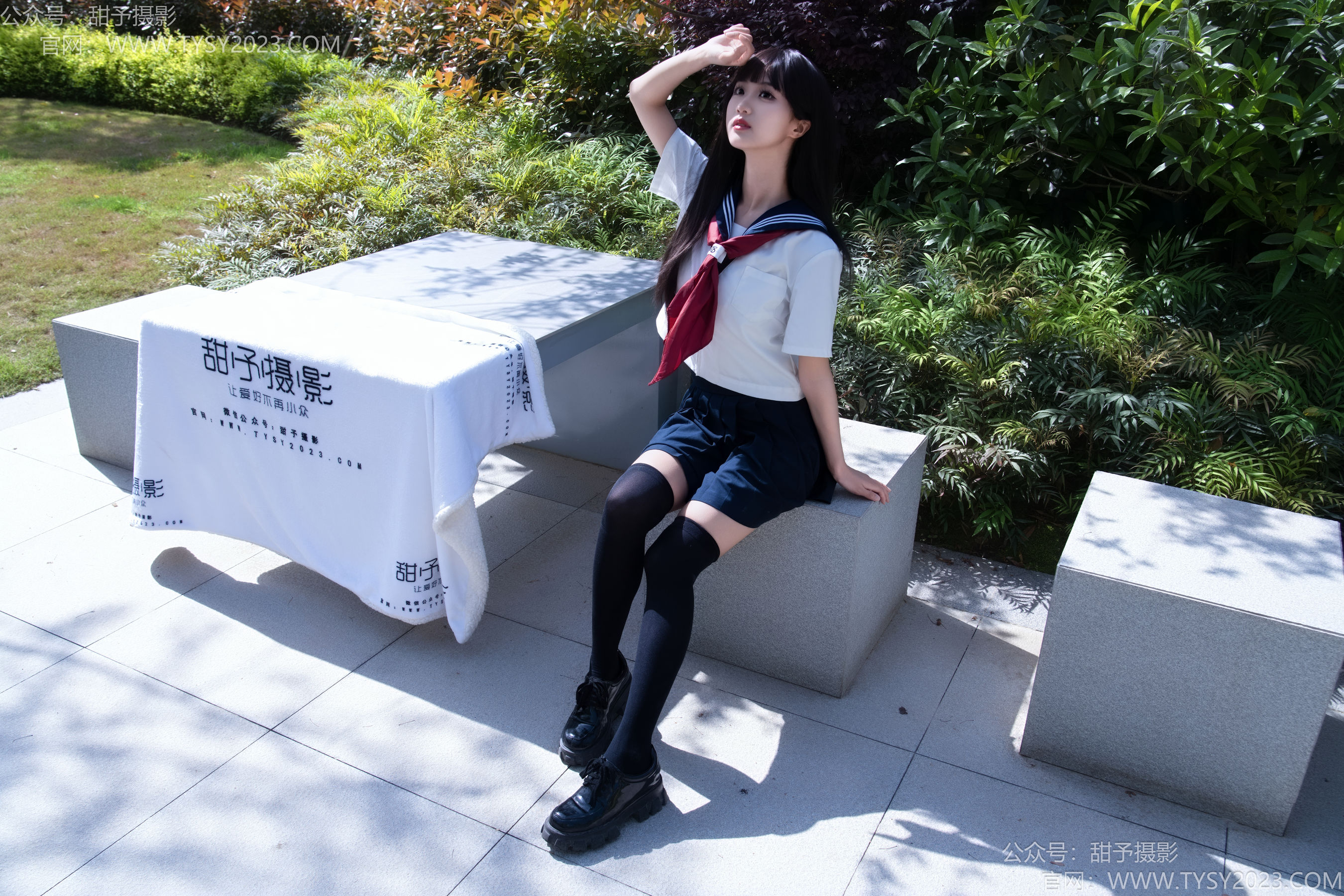 甜予摄影 No.193 小甜桃 - 皮鞋、大腿袜、裸足/(129P)