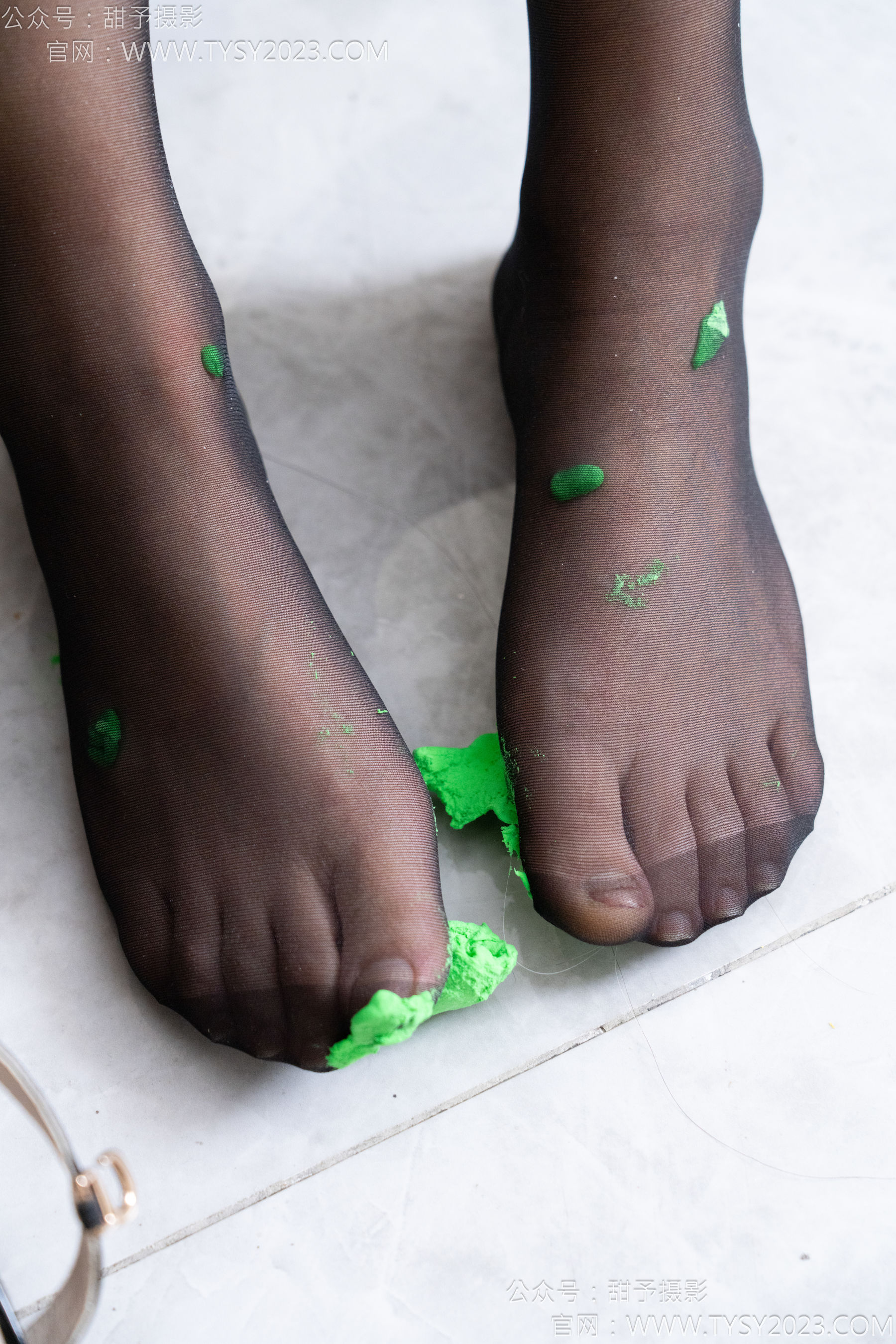 甜予摄影 No.175 澜澜 - 高跟鞋、薄灰丝、薄黑丝、踩小人剧情/(124P)